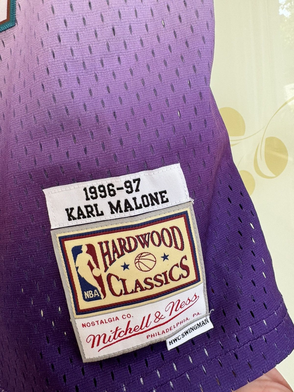 Mitchell & Ness × NBA Karl Malone #32 Utah Jazz Mitchell & Ness NBA Jersey Shirt Size US S / EU 44-46 / 1 - 6 Thumbnail