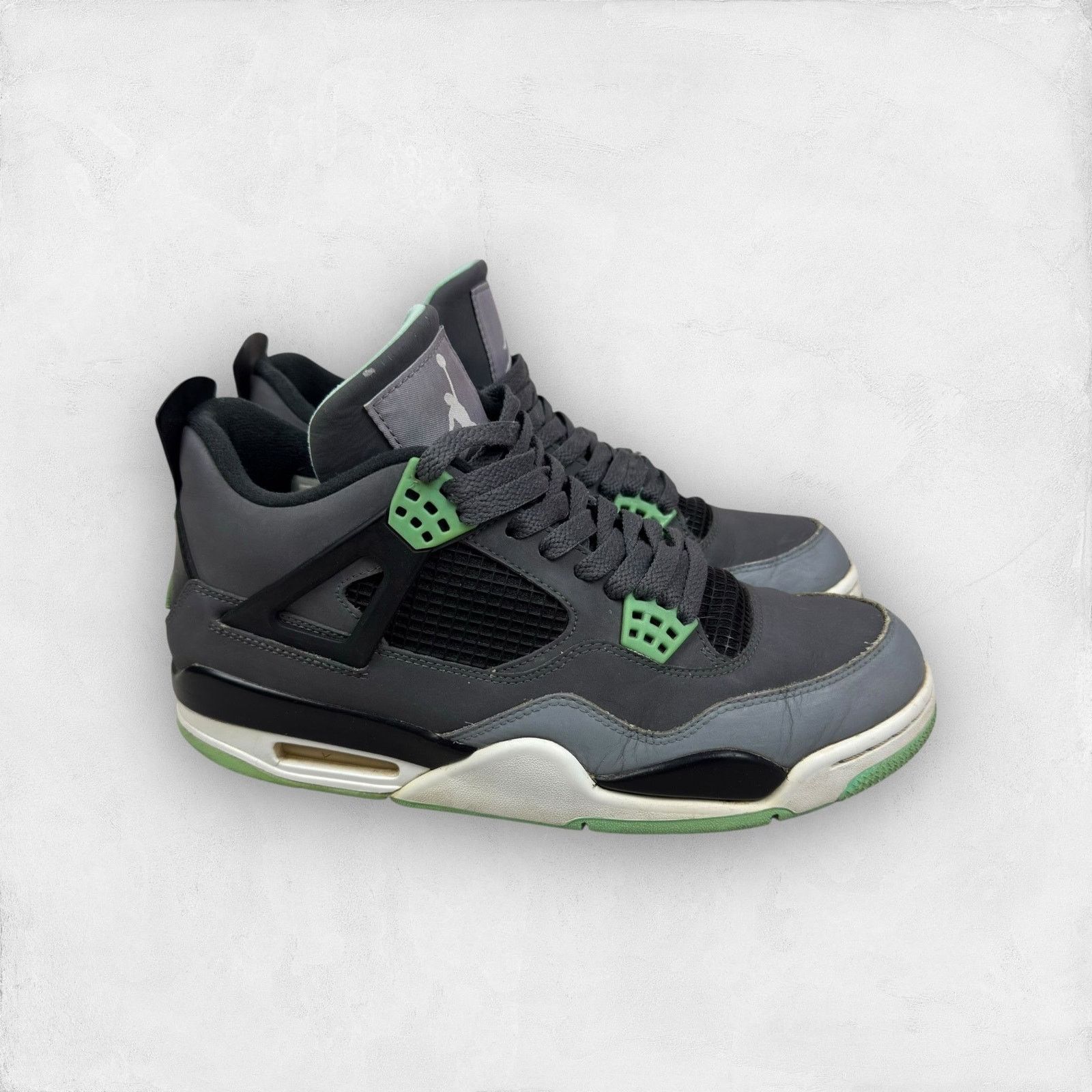 Air Jordan 4 Retro 308497-033 Men Lace-Up Basketball Shoes 9