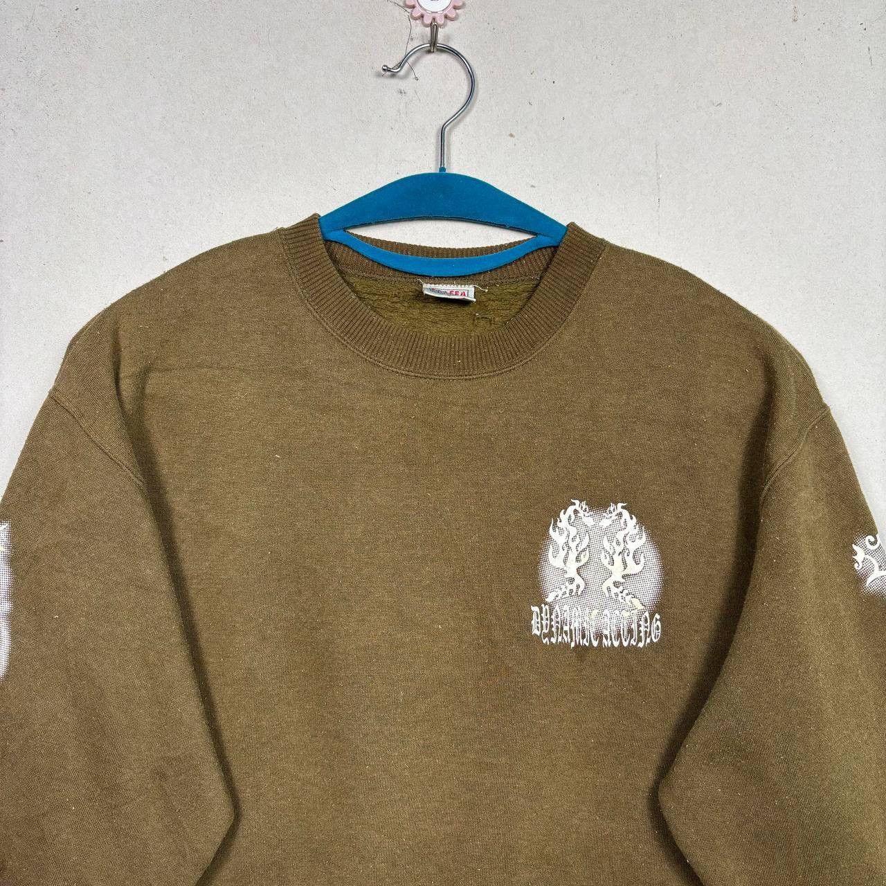Japanese Brand Staffa Japanese Brand Dragon Graphic Sweatshirt Green L Size US L / EU 52-54 / 3 - 4 Thumbnail