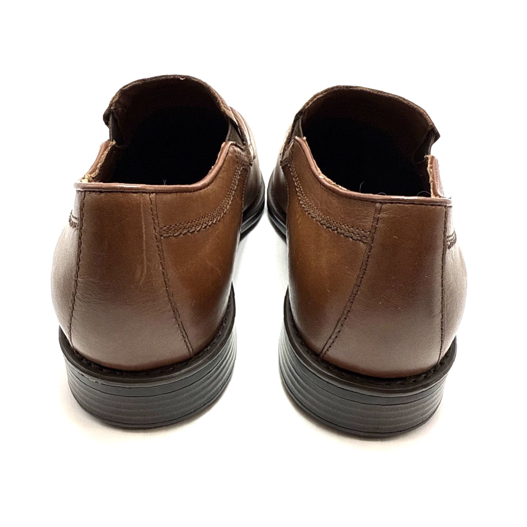 Johnston & Murphy Johnston & Murphy XC4 Maddox Penny Loafer Brown Leather Mens Size 8 M Slip On Dress Shoes Classic 20th Century? Size US 8 / EU 41 - 4 Thumbnail