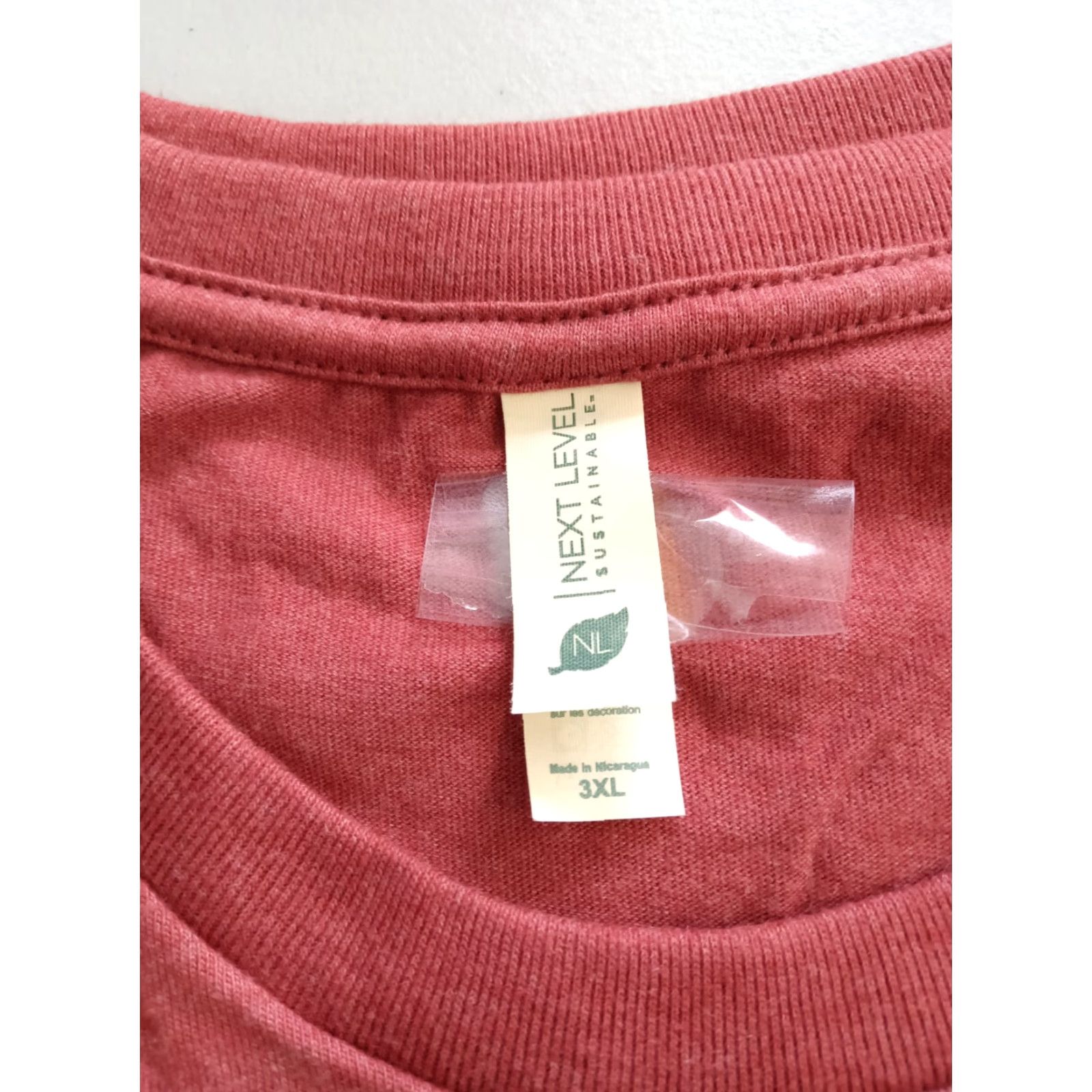 Next Level Next Level T-Shirt Men 2-Pack Crew Neck Burgundy Red 3XL Pocket Solid Summer Casual Shirt Mens Size US XXL / EU 58 / 5 - 6 Thumbnail