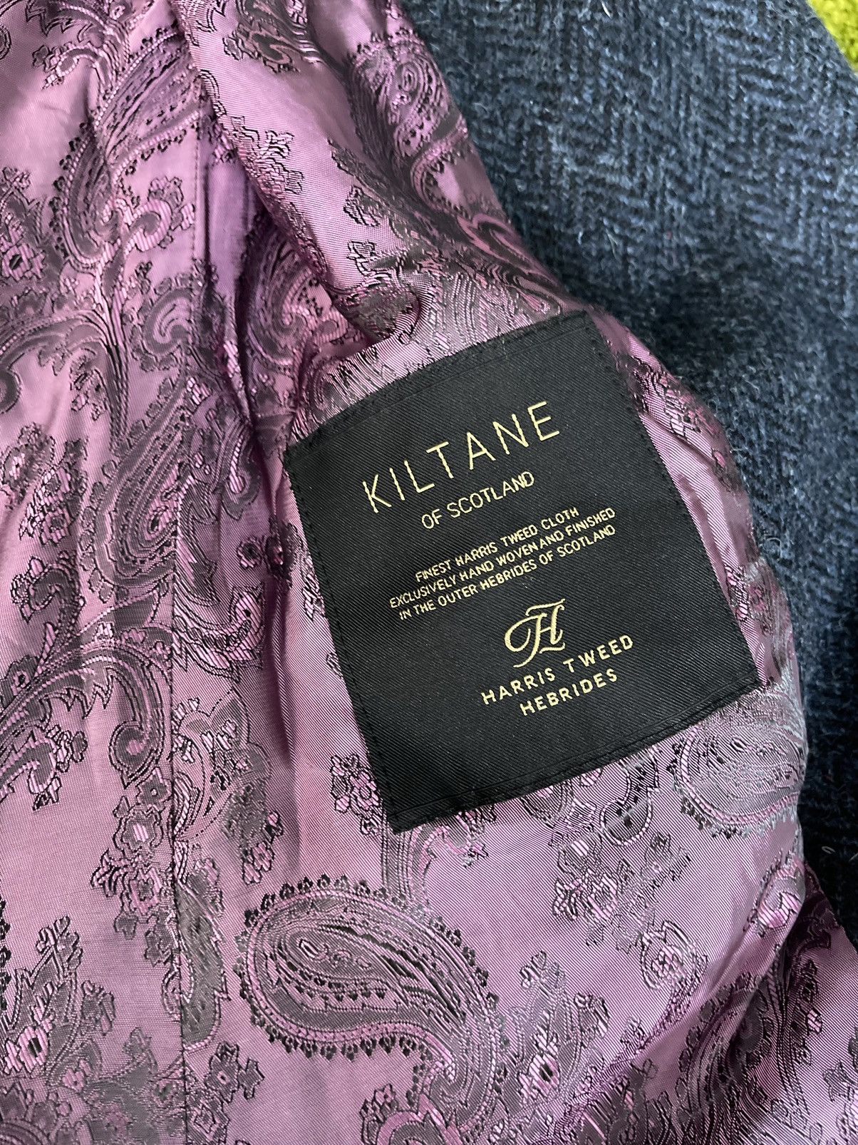 Designer × Harris Tweed Kiltane x Harris Tweed wool coat jacket Size L / US 10 / IT 46 - 10 Thumbnail