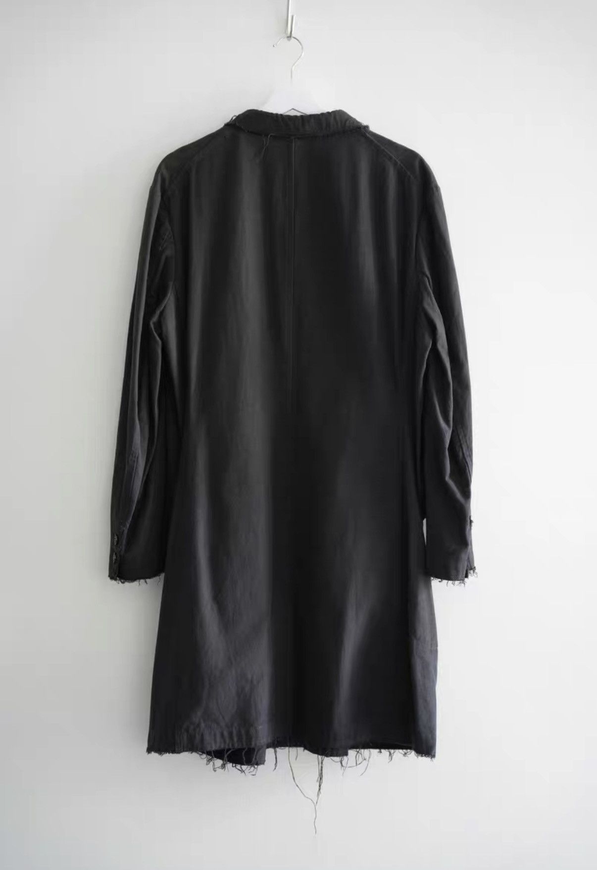 Yohji Yamamoto Yohji Yamamoto 10ss Bankruptcy Raw Edge Coat K4 Size US M / EU 48-50 / 2 - 2 Thumbnail