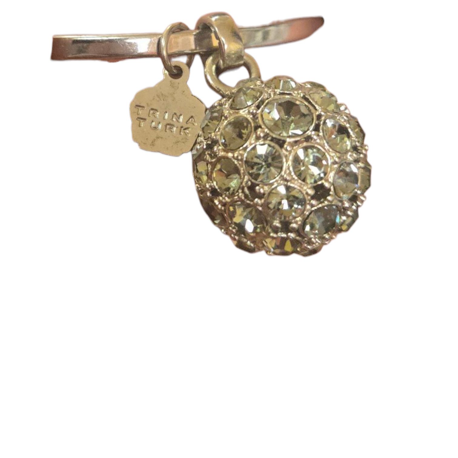 Trina Turk Trina Turk rhinestone round ball Bangle Bracelet bangle Size ONE SIZE - 2 Thumbnail
