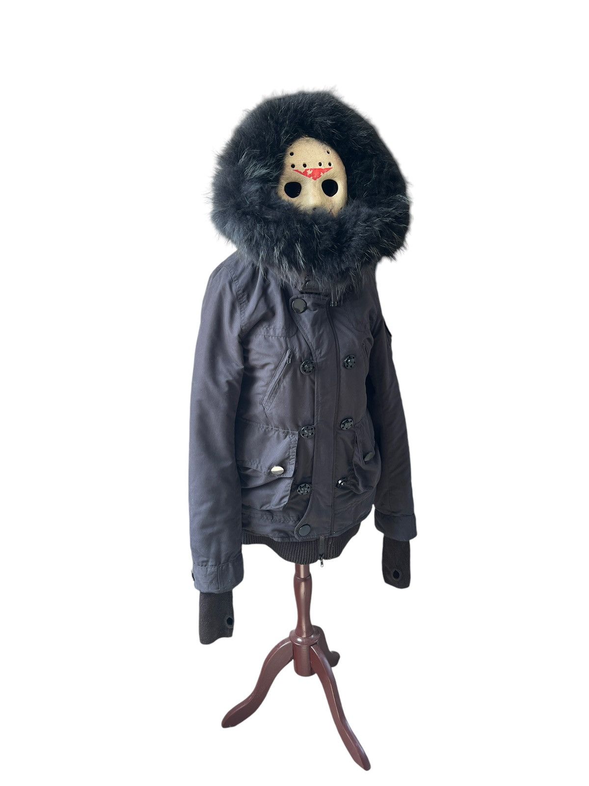 SLY Sly Baroque Fur Cargo Jacket LGB I6W9 Inspired Size US S / EU 44-46 / 1 - 19 Thumbnail