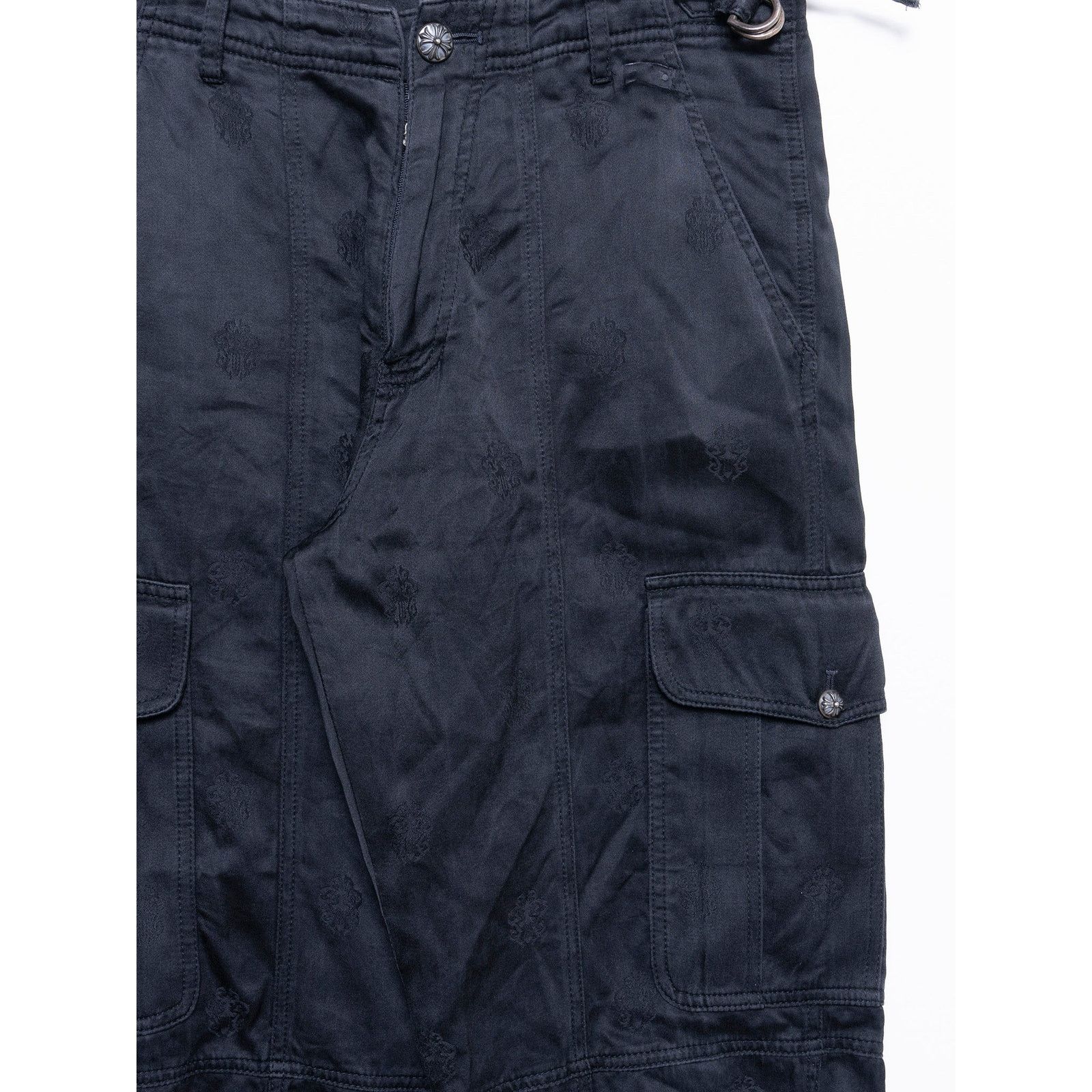 Chrome Hearts Silk Monogram Cargo Pants Size US 30 / EU 46 - 2 Thumbnail