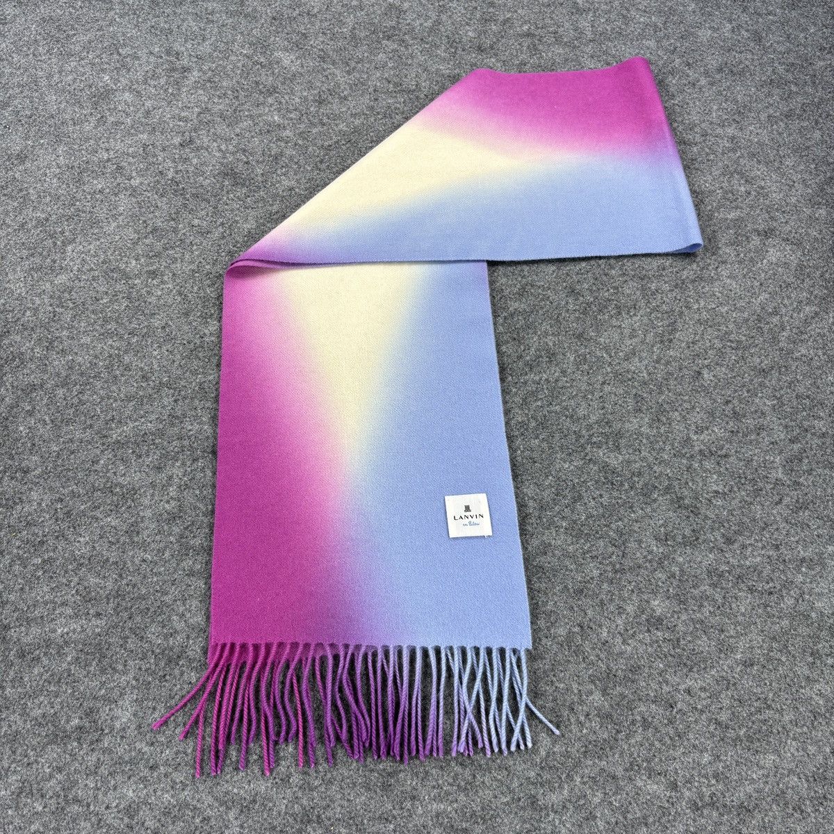 Lanvin × Vintage Lanvin Scarf # D777 # Muffler # Neckwear Size ONE SIZE - 7 Thumbnail