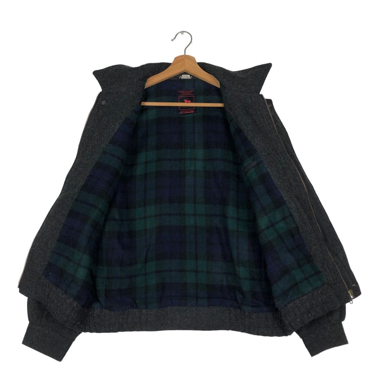 Issey Miyake 🔥Vintage Biker Wool Jacket JC Haward Blanket Tartan Japan Size US M / EU 48-50 / 2 - 13 Thumbnail