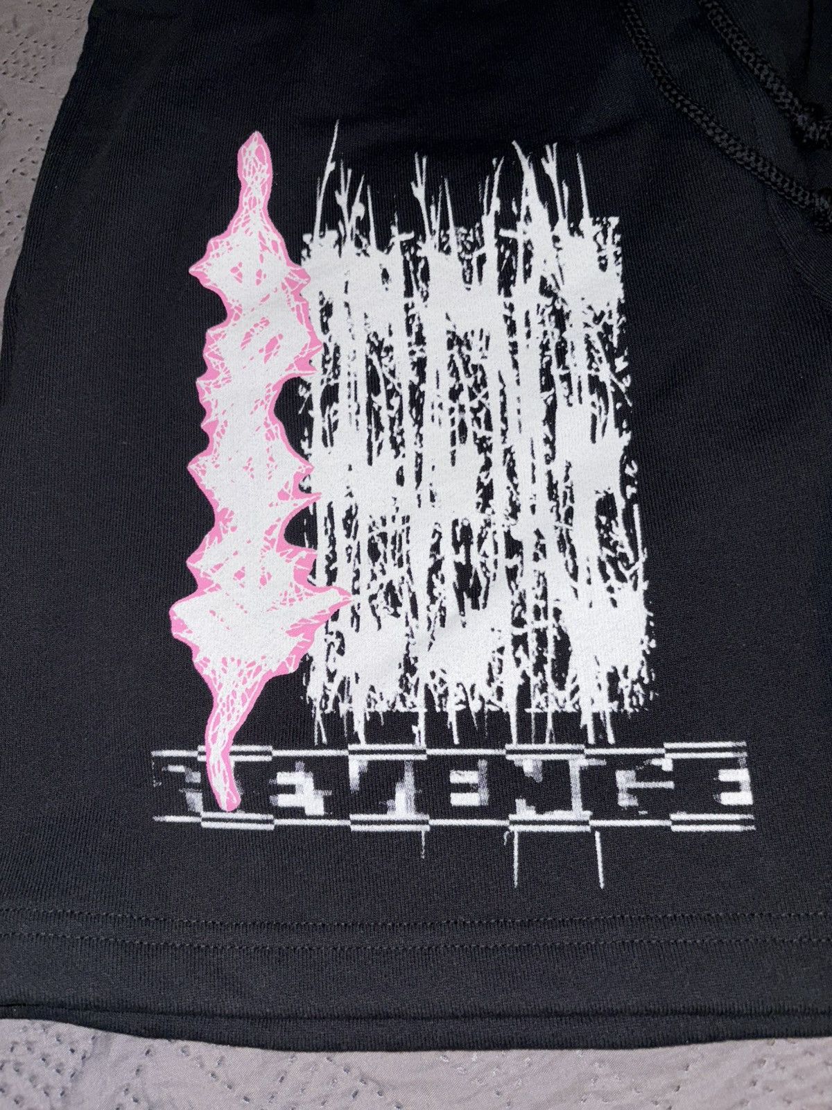 Revenge Revenge CAUTION SHORTS BLACK Size US 34 / EU 50 - 2 Thumbnail