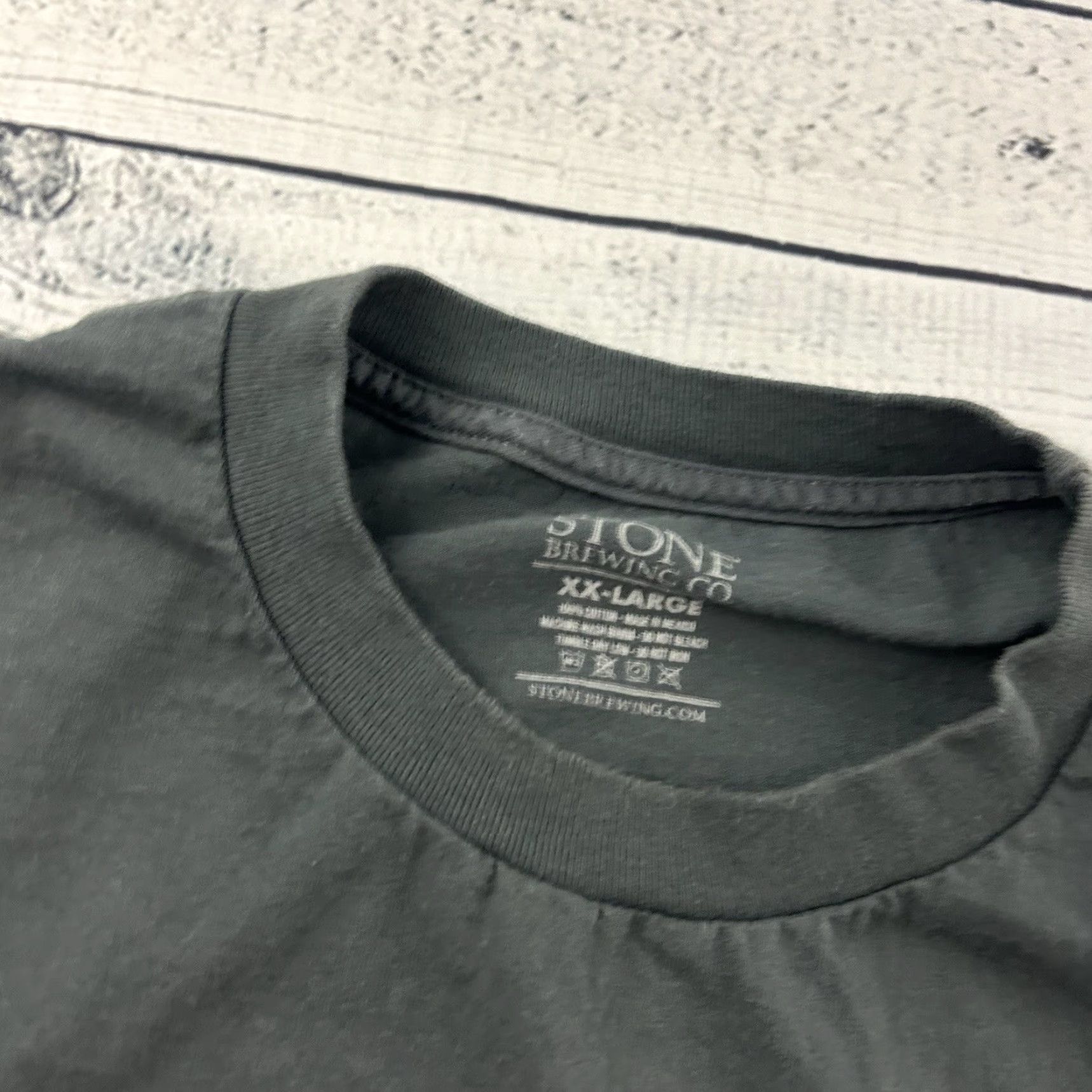 CO Stone Brewing Co Arrogant Bastard Ale Short Sleeve T Shirt Men's XXL Gray Size US XXL / EU 58 / 5 - 2 Thumbnail