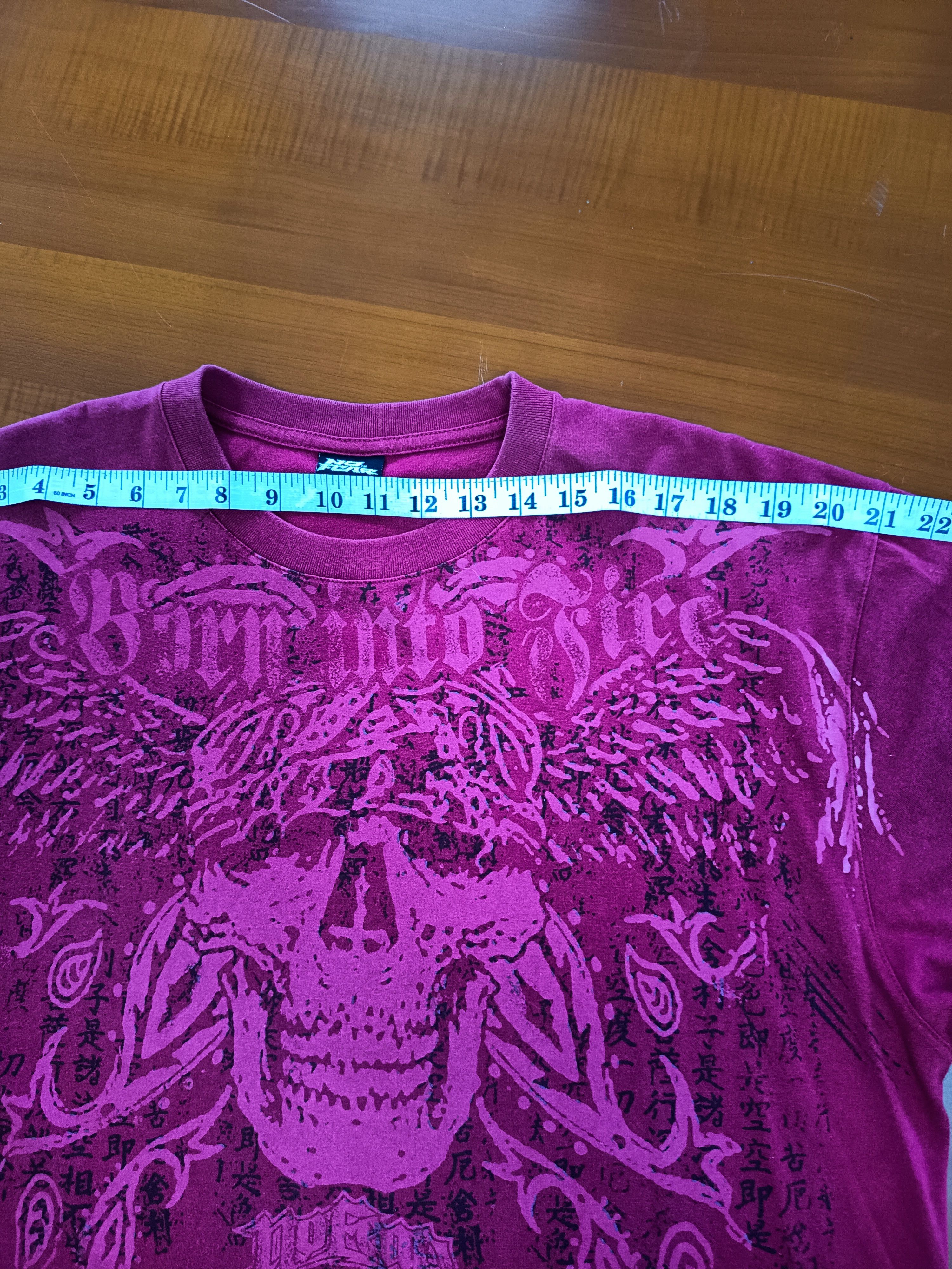 No Fear No Fear Graphic T-Shirt – Red Skull Print / Y2K Size US L / EU 52-54 / 3 - 22 Thumbnail