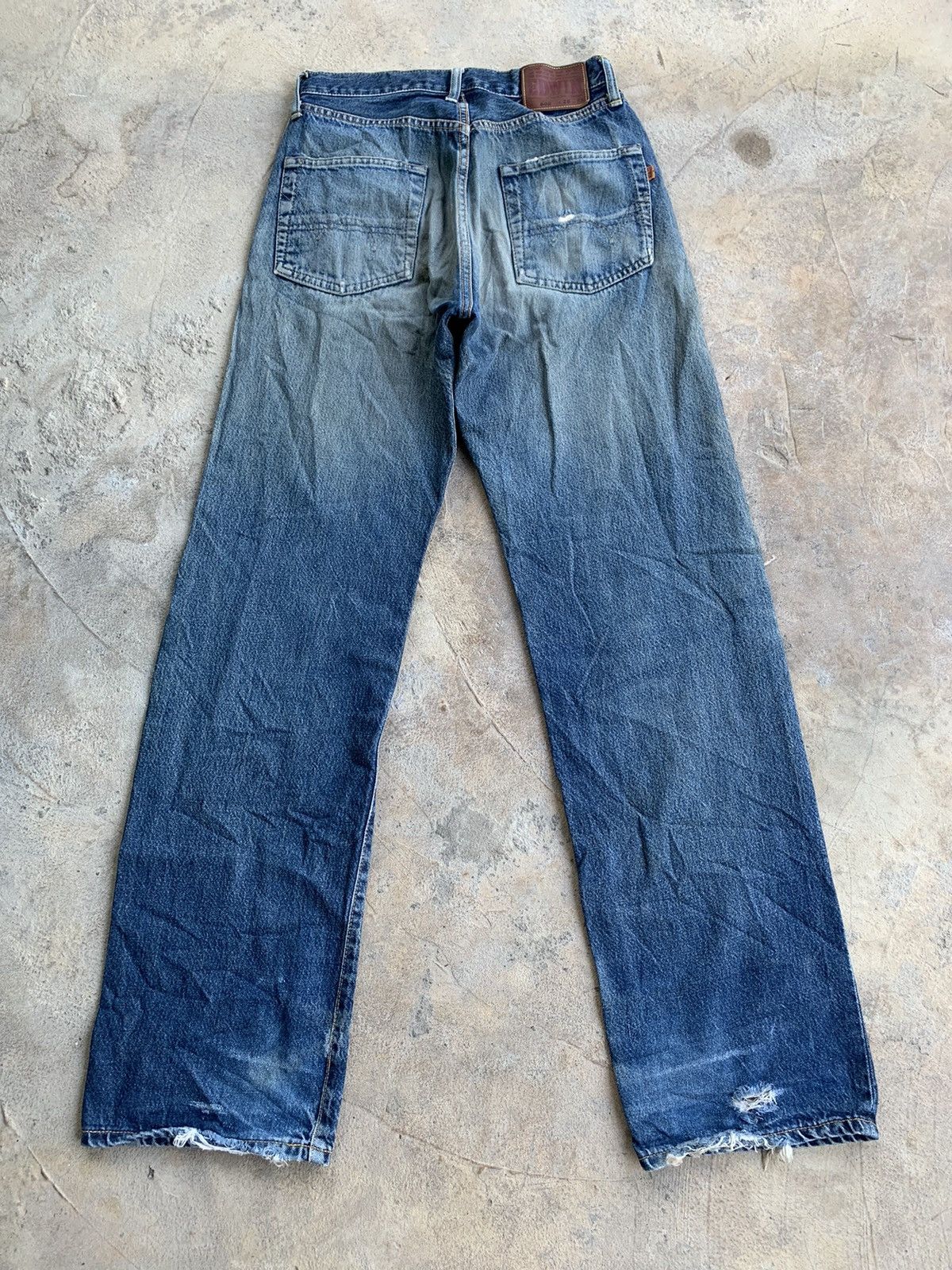 Edwin × If Six Was Nine Vintage Distressed Edwin 505 Redline Selvedge Denim Size US 27 - 3 Thumbnail