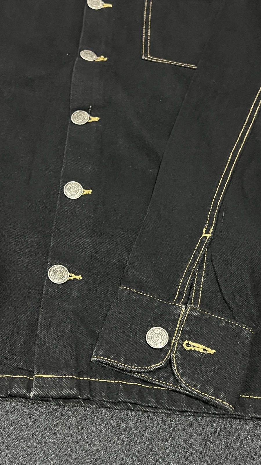 Willy Chavarria Willy Chavarria Denim Black Vintage Light Jacket Size US M / EU 48-50 / 2 - 3 Thumbnail