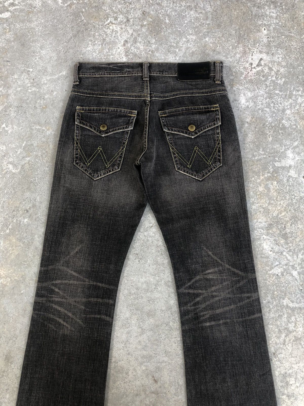 If Six Was Nine Y2k Wrangler Flared Jeans Distressed Jeans Size US 32 / EU 48 - 8 Thumbnail