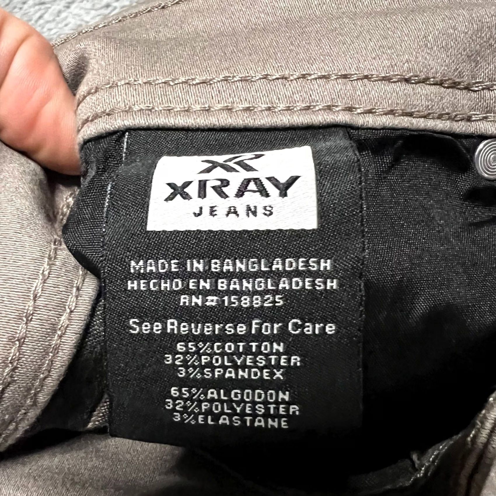 Vintage Xray Jeans Pants Mens 32 x32 Gray Slim Fit Commuter Stretch Cargo Utility Ankle Mens 32 Regular Gray Jeans Pants Size US 32 / EU 48 - 7 Thumbnail