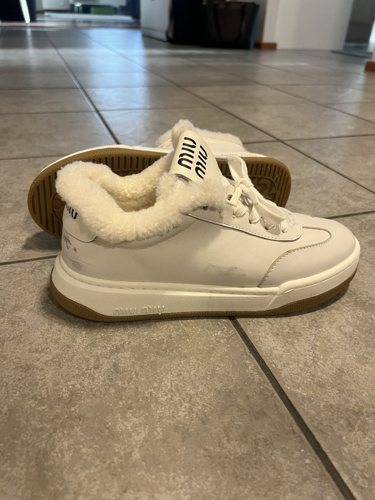 Miu Miu Miu Miu fur lined sneakers Size US 8 / IT 38 - 1 Thumbnail