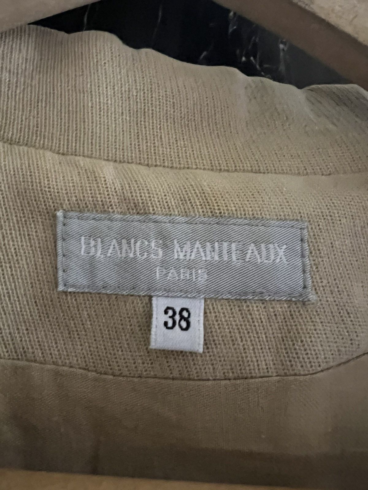 Japanese Brand BLANCS MANTEAUX PARIS JACKET Size US S / EU 44-46 / 1 - 4 Thumbnail