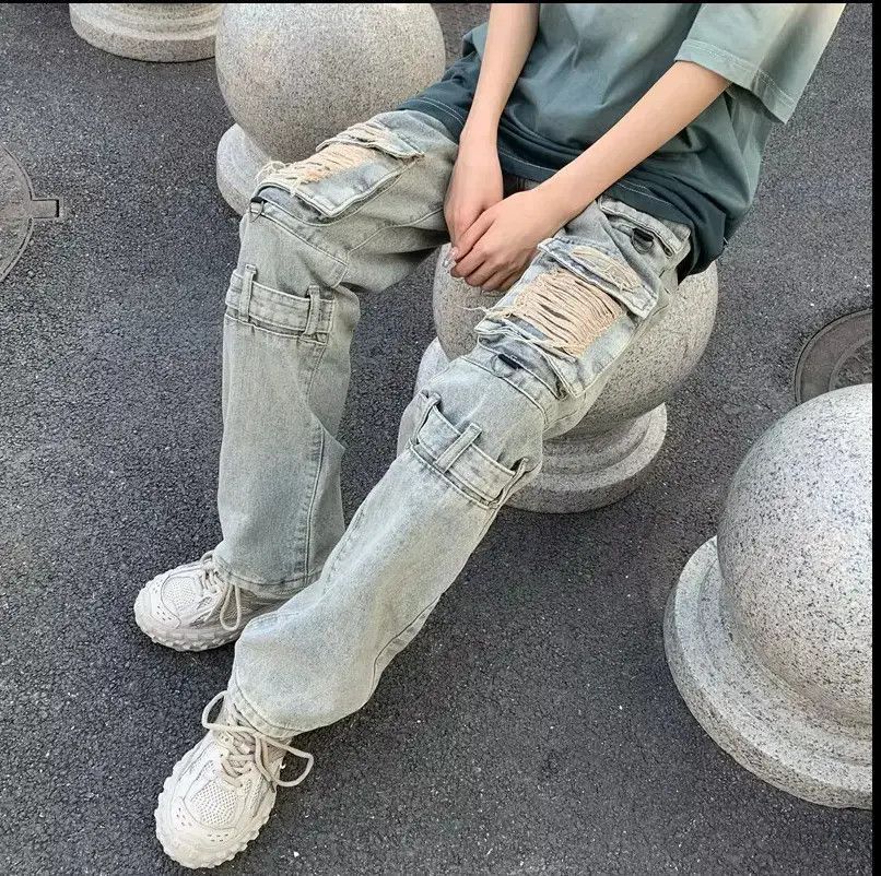 Japanese Brand cargo jeans and trousers for men Size US 32 / EU 48 - 5 Thumbnail