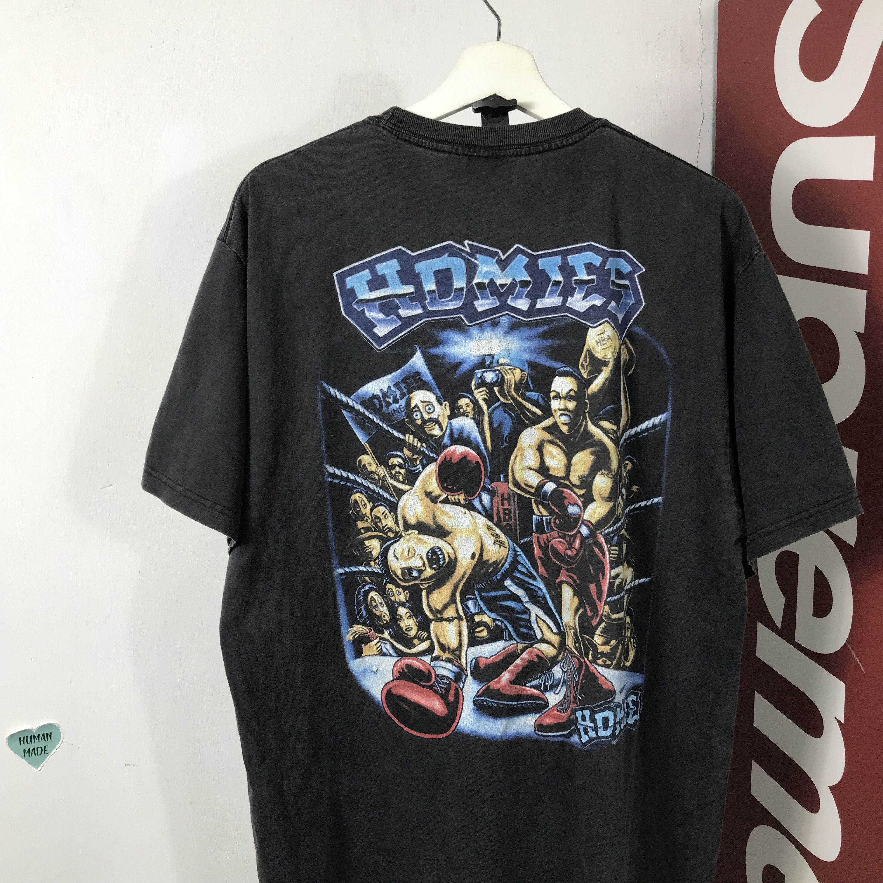 Homies 90s Homies Mexican Lowrider Hip Hop muhamad ali boxing shirt Size US L / EU 52-54 / 3 - 2 Thumbnail