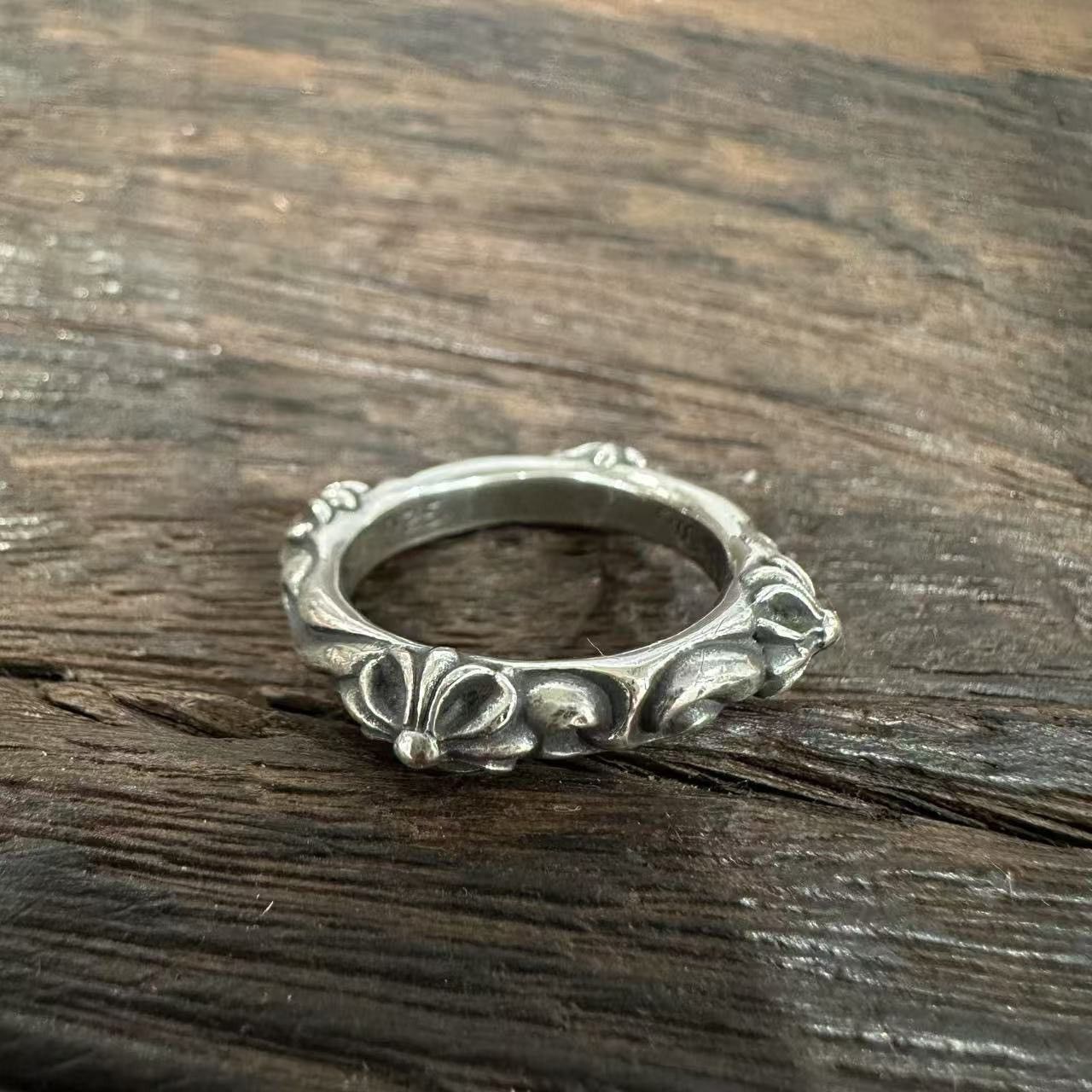 [16C]CHROME HEARTS-SBT band ring 17号 CHROME HEARTS SBT band ring Ring – kingram-japan