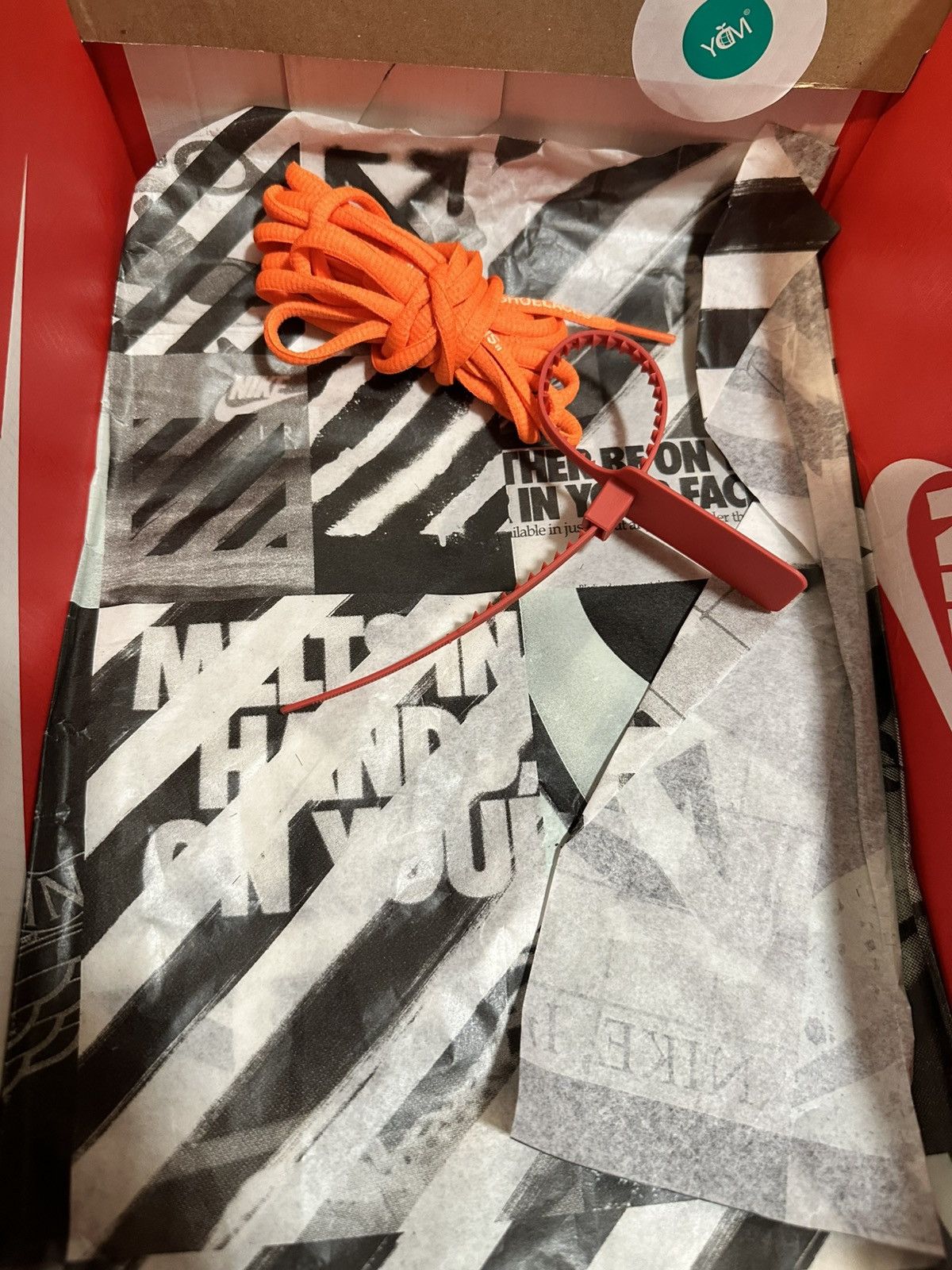 Nike × Off-White × Virgil Abloh NIKE x OFF WHITE Presto (Black) Size US 10 / EU 43 - 8 Thumbnail