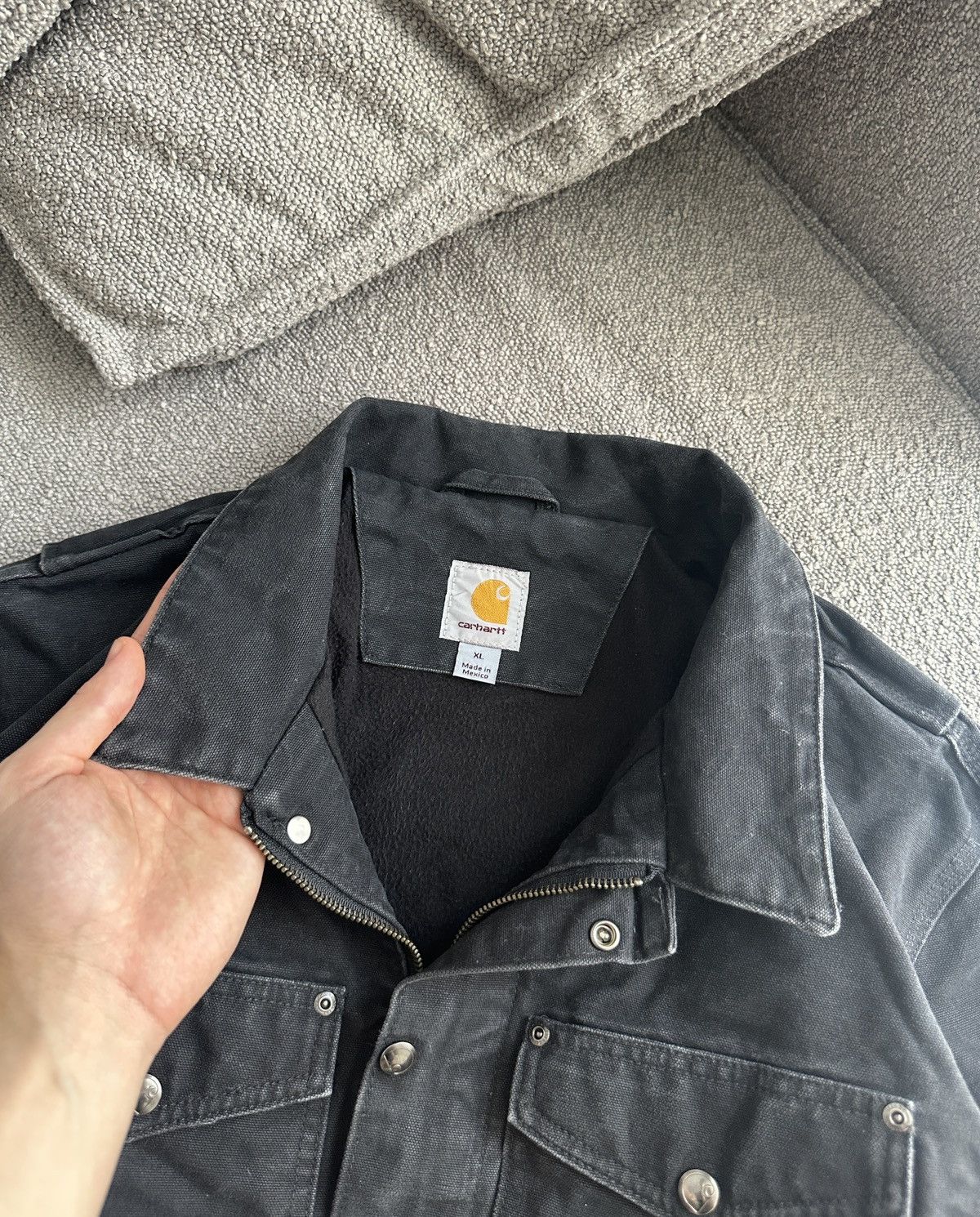 Carhartt × Vintage Vintage CARHARTT Berwick Workwear Fleece Lined Jacket 101230 Size US XL / EU 56 / 4 - 3 Thumbnail