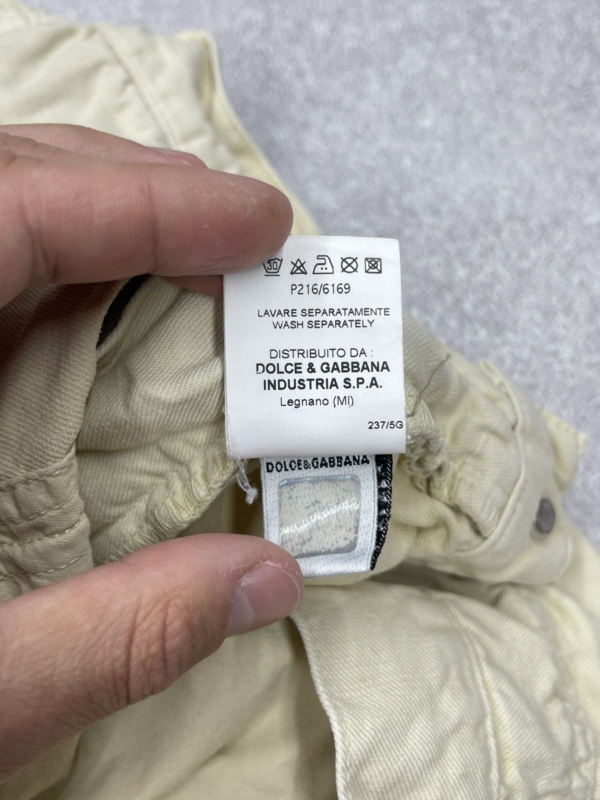 Dolce & Gabbana Vintage Dolce Gabbana Pants Beige Italy Lampo Size M Size US 32 / EU 48 - 19 Thumbnail