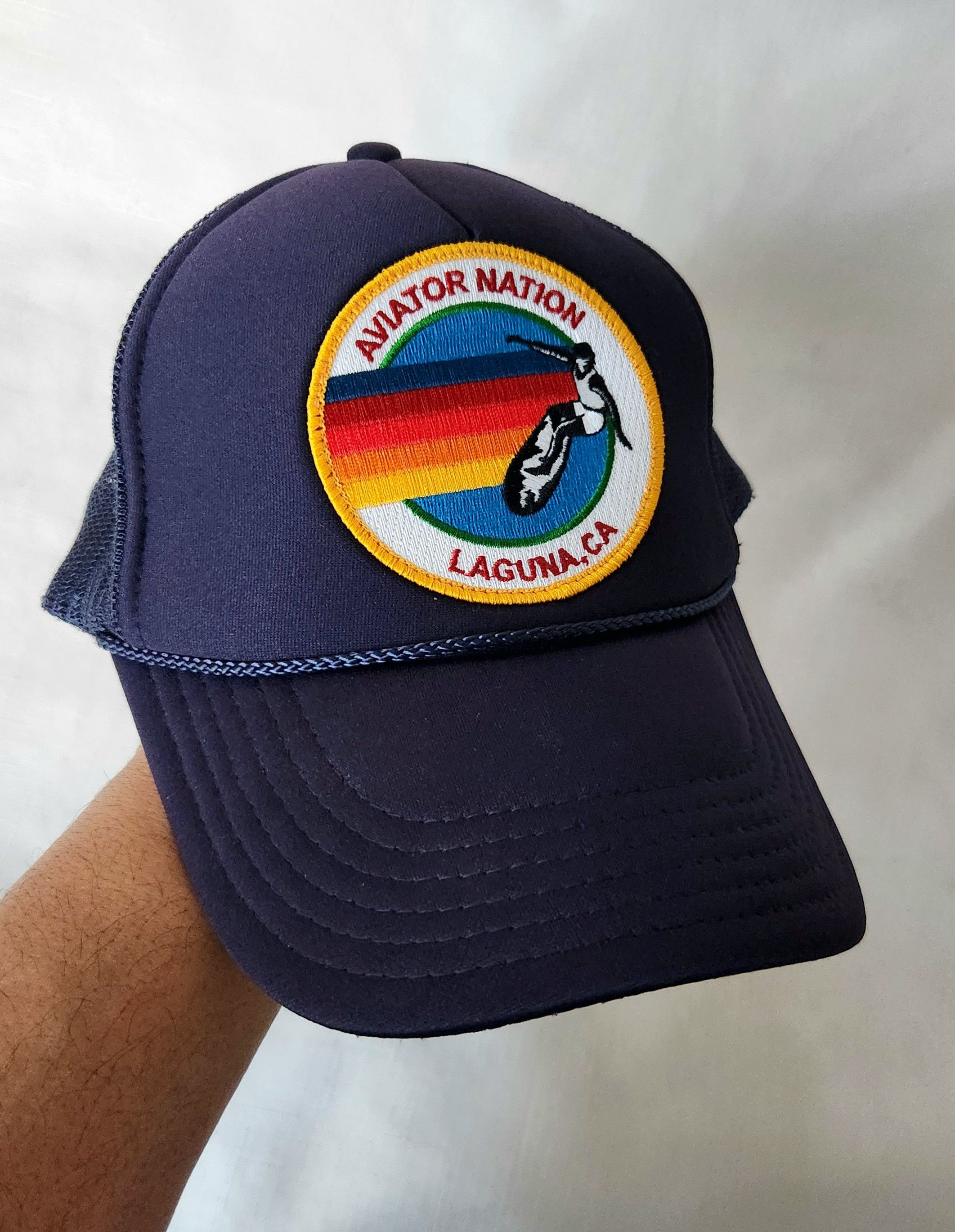 Aviator Nation AVIATOR NATION Rare Unisex Laguna Beach CA. TRUCKER HAT Size ONE SIZE - 1 Thumbnail