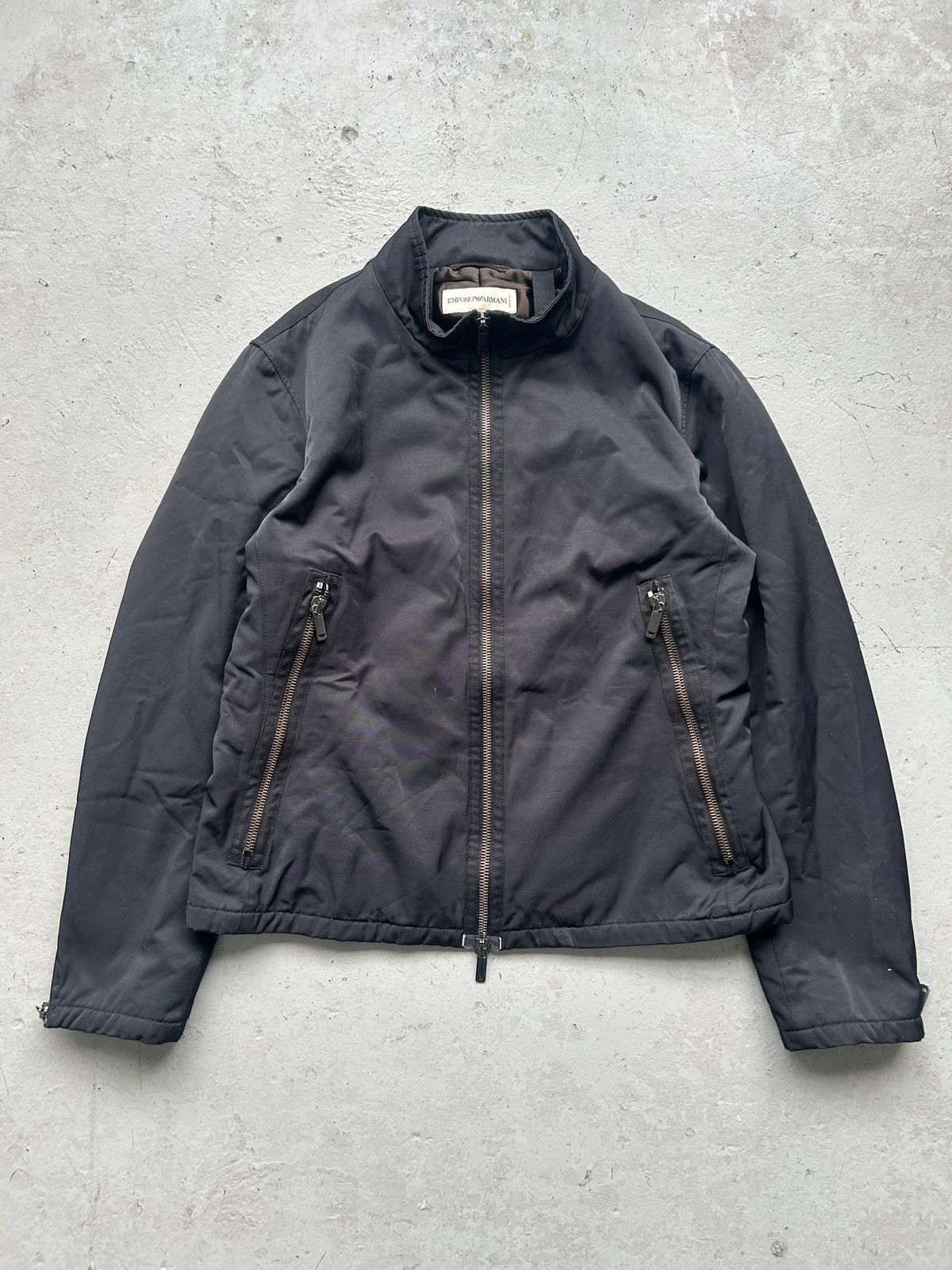 Emporio Armani Cotton Nylon Blend Jacket