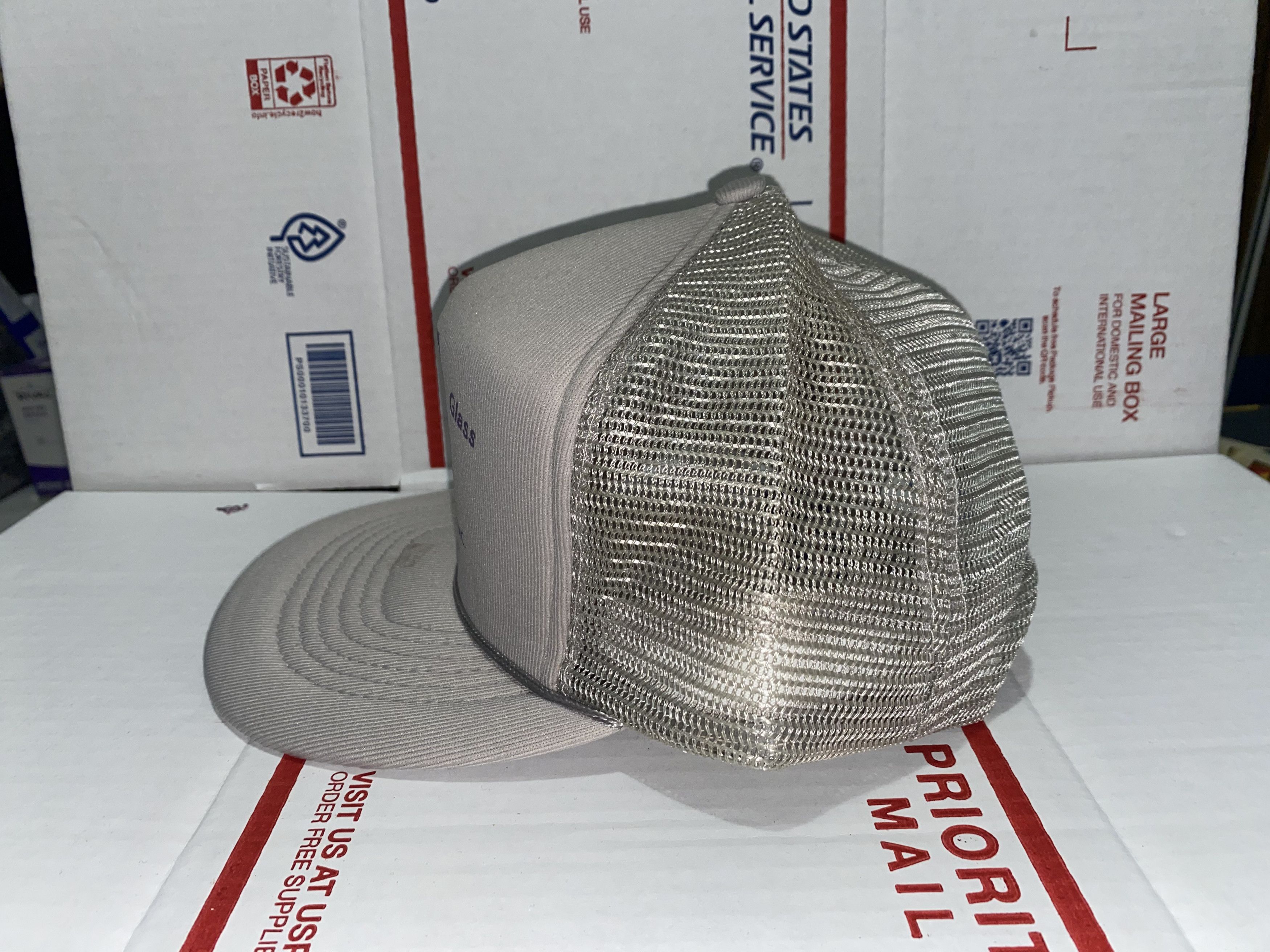 Vintage Terry Glass General Contractor Inc. Trucker hat vtg Cap Size ONE SIZE - 3 Thumbnail