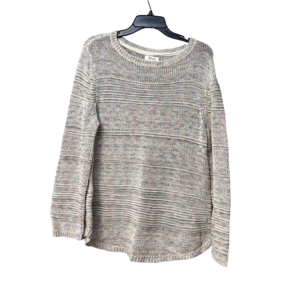 Other Style & Co Textured-Stripe Pullover Sweater, Confetti Combo, Size M / US 6-8 / IT 42-44 - 9 Thumbnail