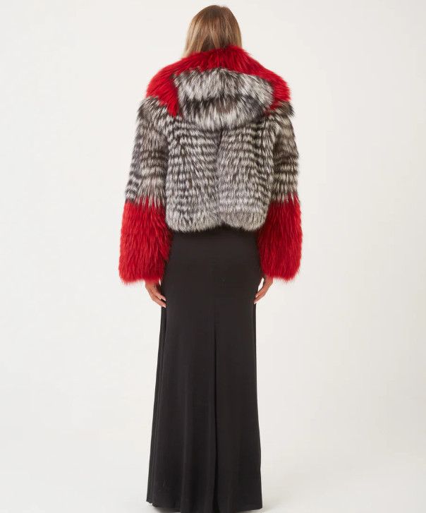 Other Women’s Scarlet Frost Silver Fox Fur Size L / US 10 / IT 46 - 3 Thumbnail