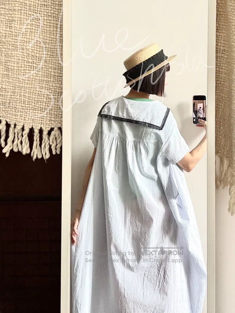 Comme des Garcons Comme Des Garcons Sailor Collar Dress Size M / US 6-8 / IT 42-44 - 8 Thumbnail