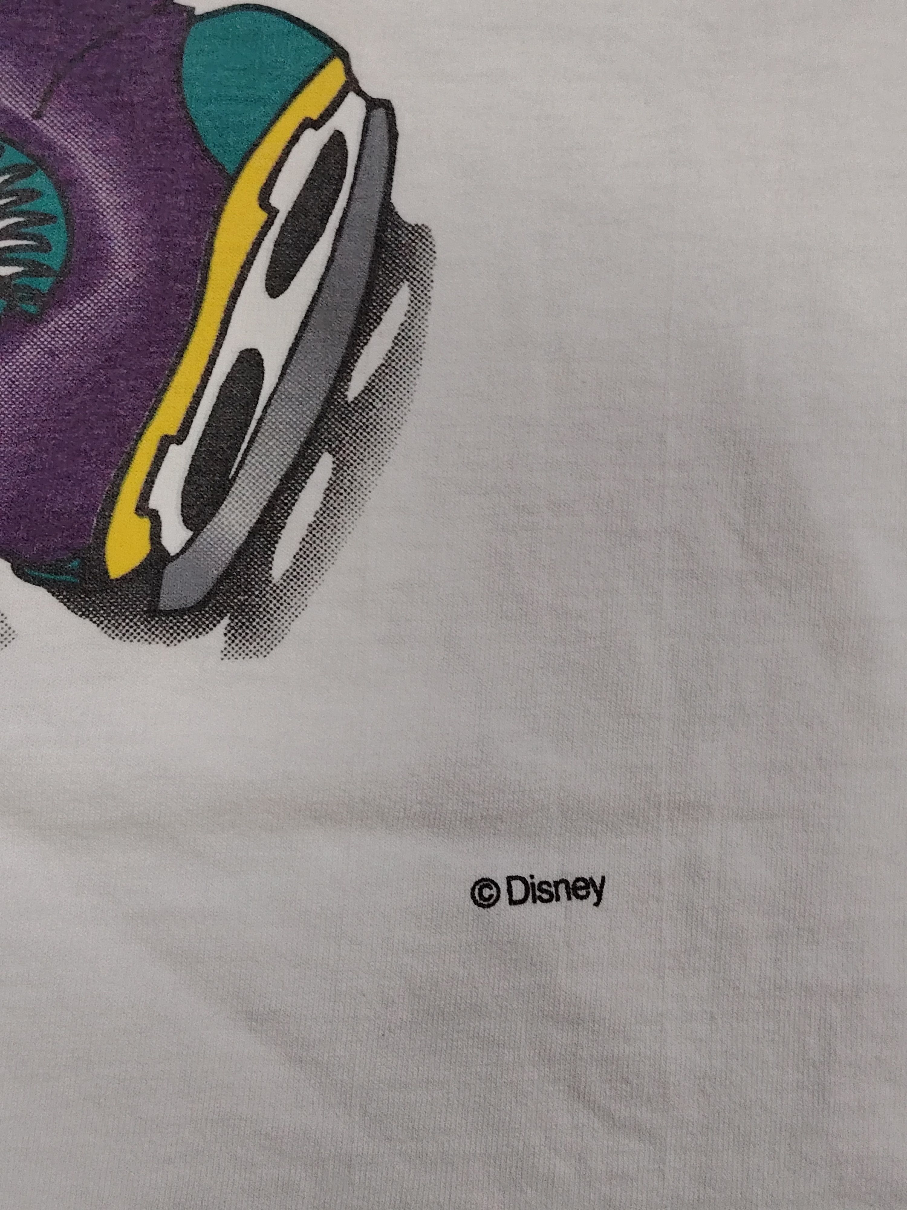 NHL Vintage Disney Mighty Ducks NHL Mirror Print Nutmeg t shirt Size US XL / EU 56 / 4 - 12 Thumbnail