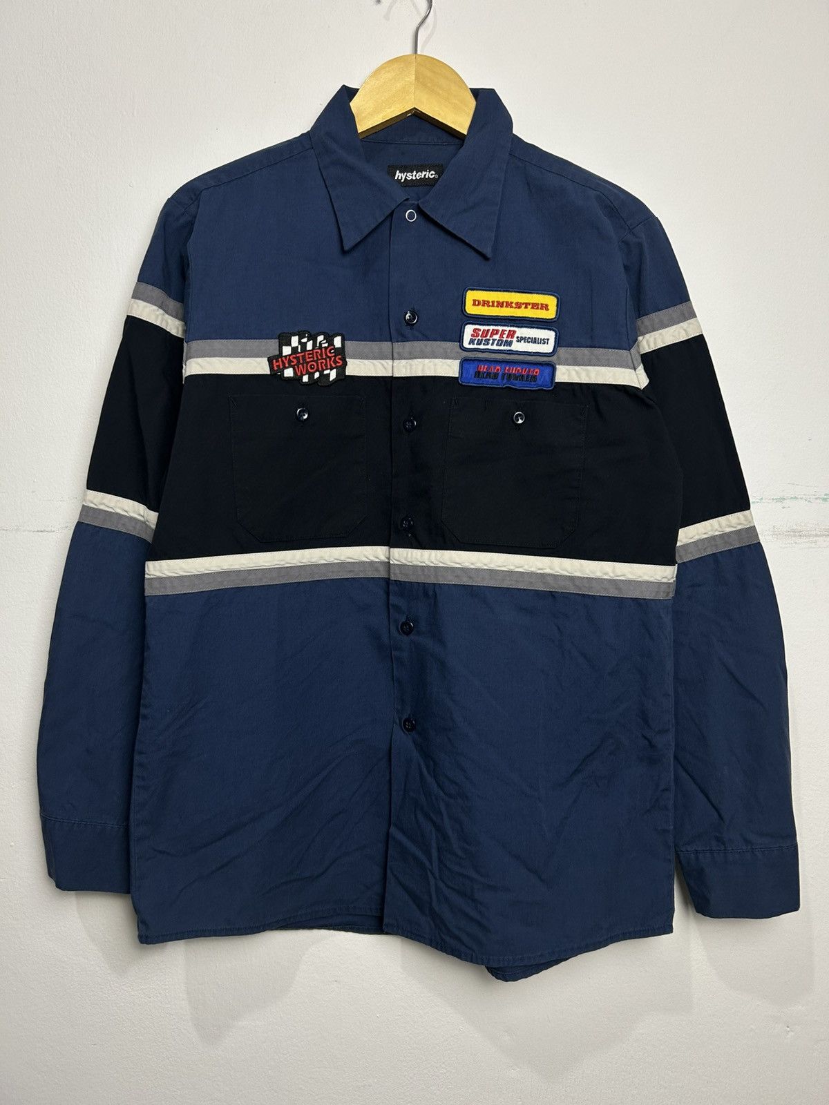 Hysteric Glamour Vintage Hysteric Glamour Head fucker workshirt Size US L / EU 52-54 / 3 - 1 Thumbnail