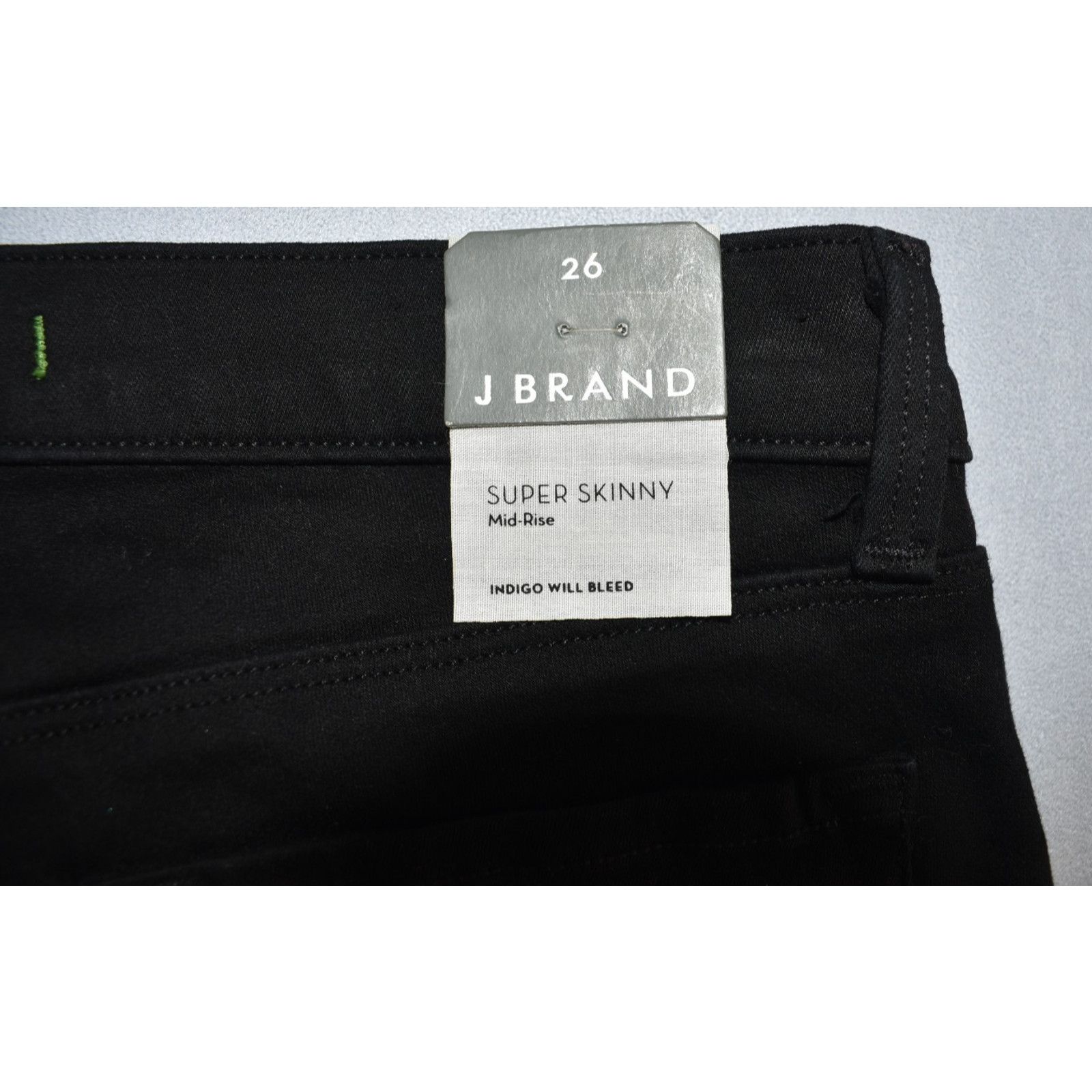 J Brand NWT J BRAND Black Super Skinny Mid Rise Long Jeans Size 26 Size 27" / US 4 / IT 40 - 4 Thumbnail