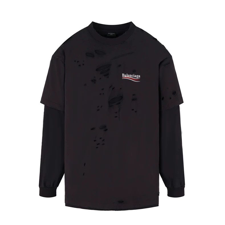 Balenciaga Balenciaga Faux two-piece Coca-Cola distressed long-sleeve Size US S / EU 44-46 / 1 - 1 Thumbnail