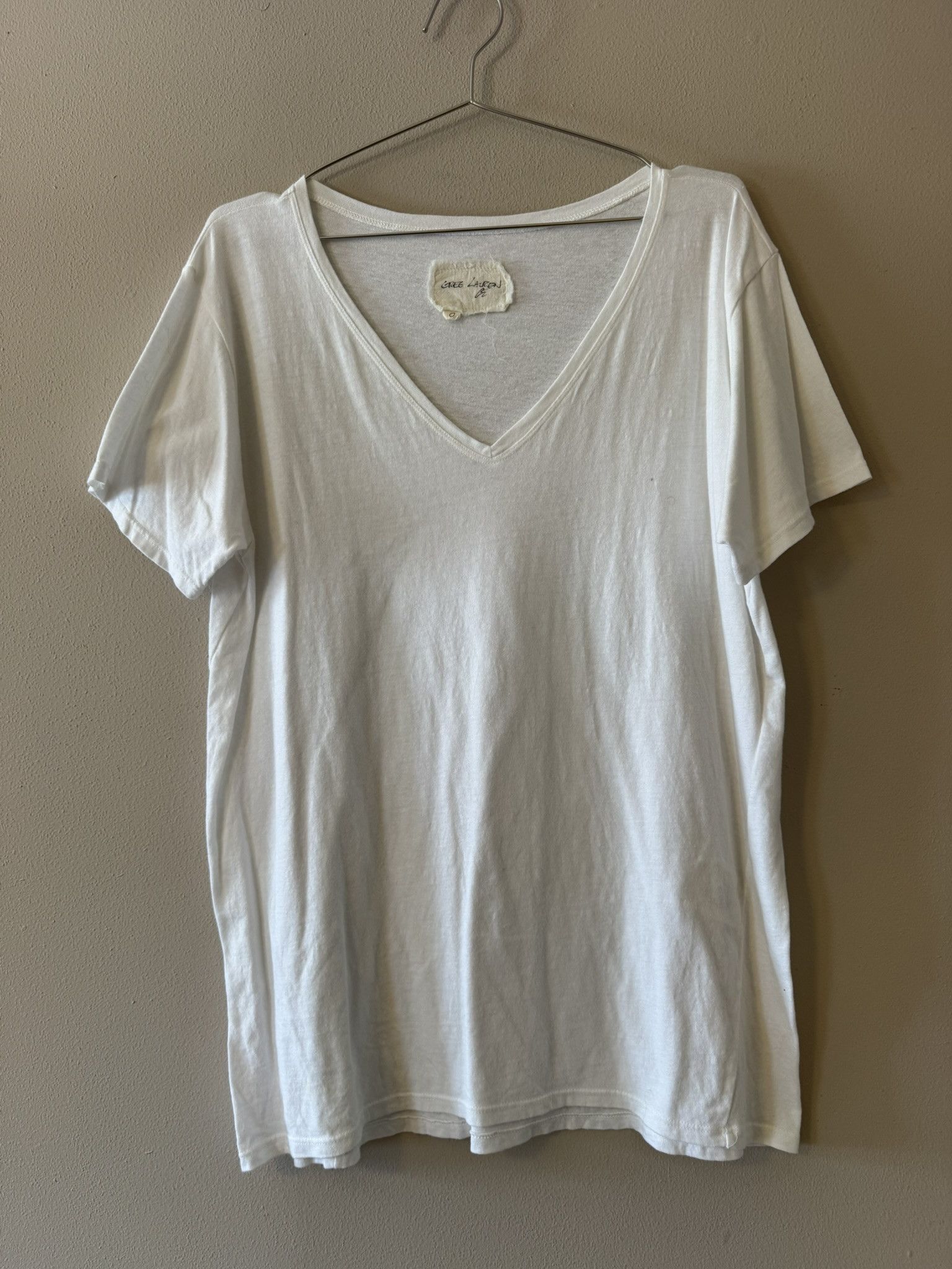 Greg Lauren V-Neck tee Size US S / EU 44-46 / 1 - 1 Thumbnail