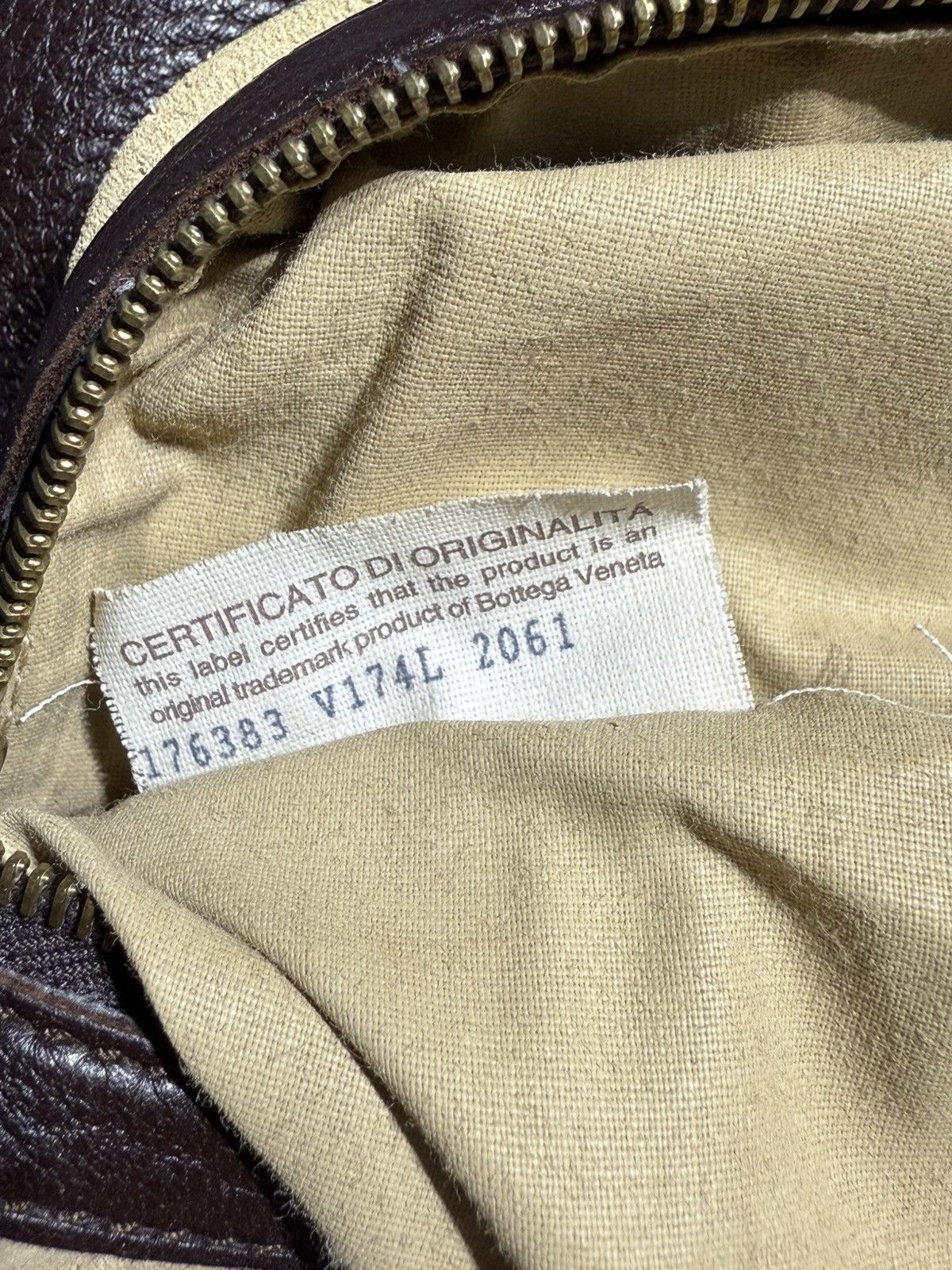 Bottega Veneta Bottega Veneta Brown Leather Hobo Bag Woven Design Size ONE SIZE - 10 Thumbnail