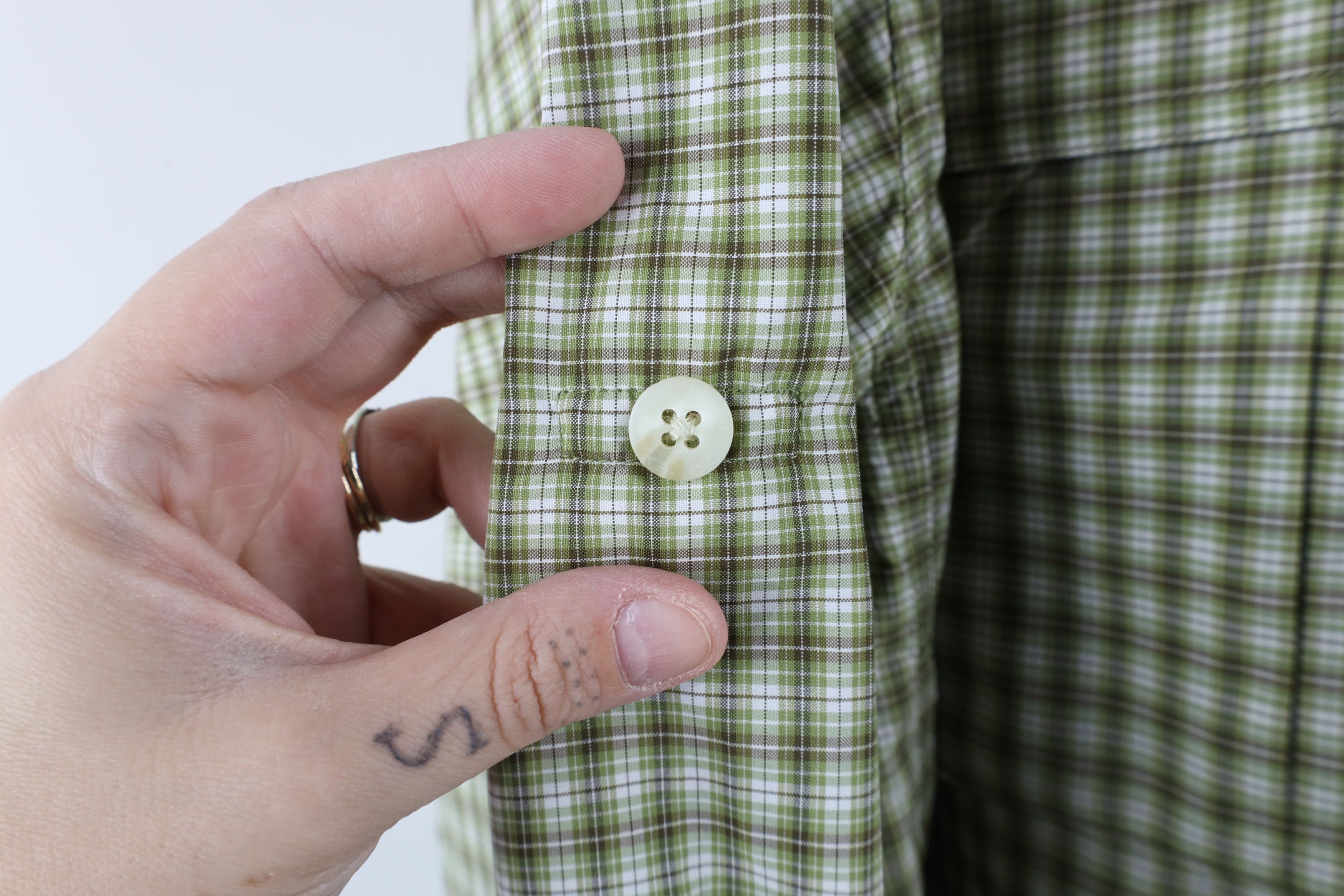 ExOfficio × Vintage ExOfficio Out Double Pocket Collared Button Down Shirt Plaid Size US L / EU 52-54 / 3 - 6 Thumbnail