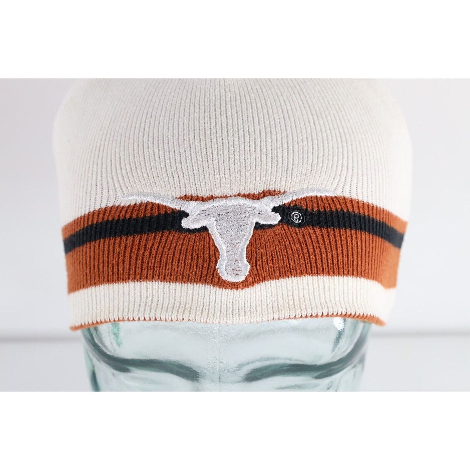Vintage Vintage 90s Reversible University of Texas Ribbed Knit Hat Size ONE SIZE - 8 Thumbnail