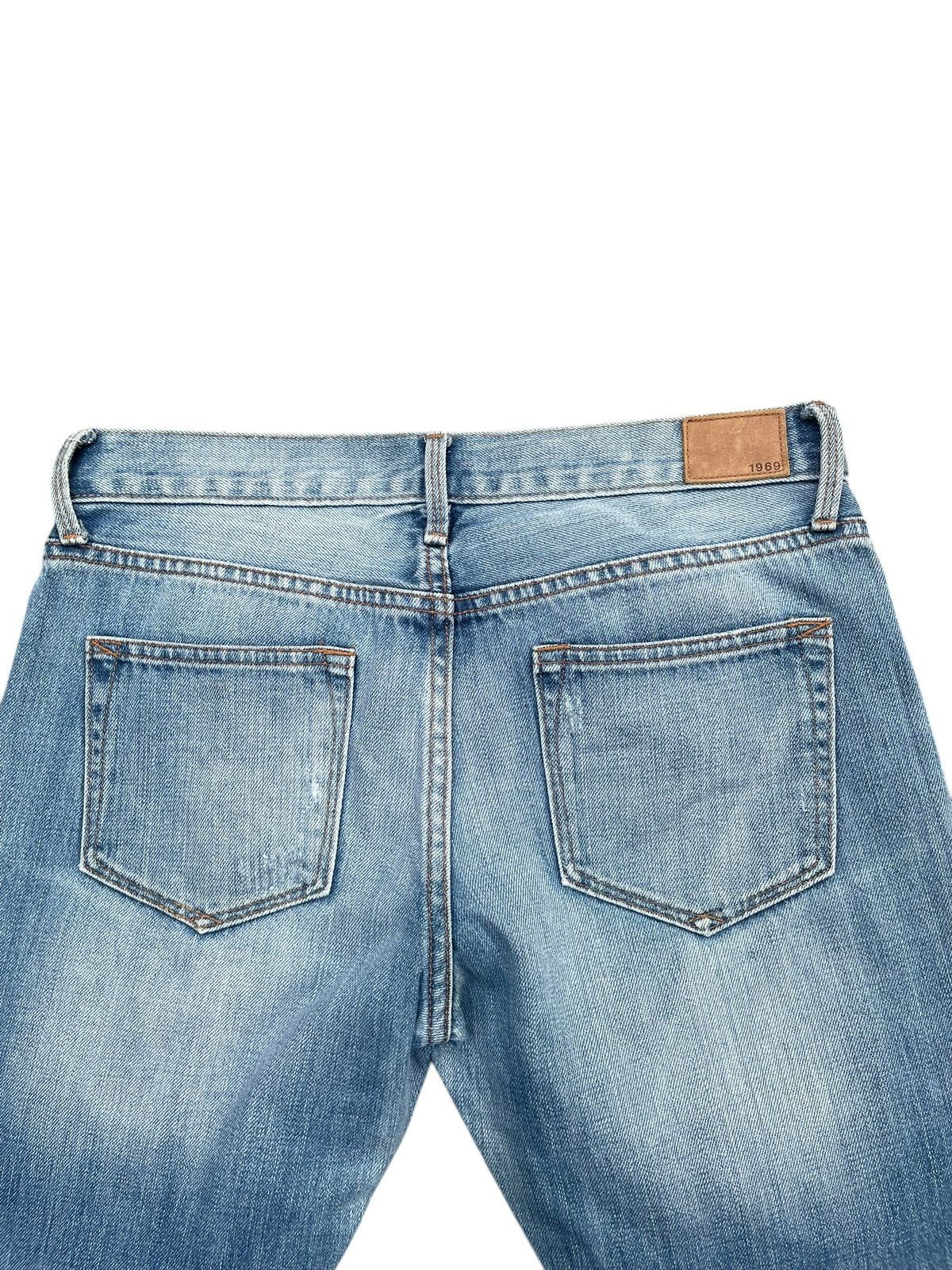 Gap GAP 1969 Distresed Selvedge Jeans Size 30" / US 8 / IT 44 - 11 Thumbnail