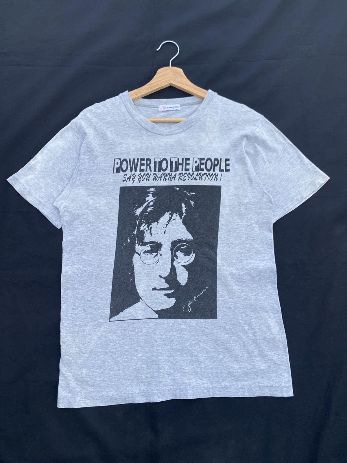 Band Tees Vtg John Lennon Power to People Say You Want Revulation Tee Size US S / EU 44-46 / 1 - 3 Thumbnail