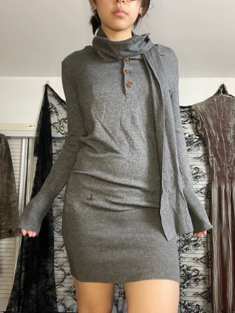 Vivienne Westwood Vivienne Westwood A knitted dress with a tie Size M / US 6-8 / IT 42-44 - 3 Thumbnail