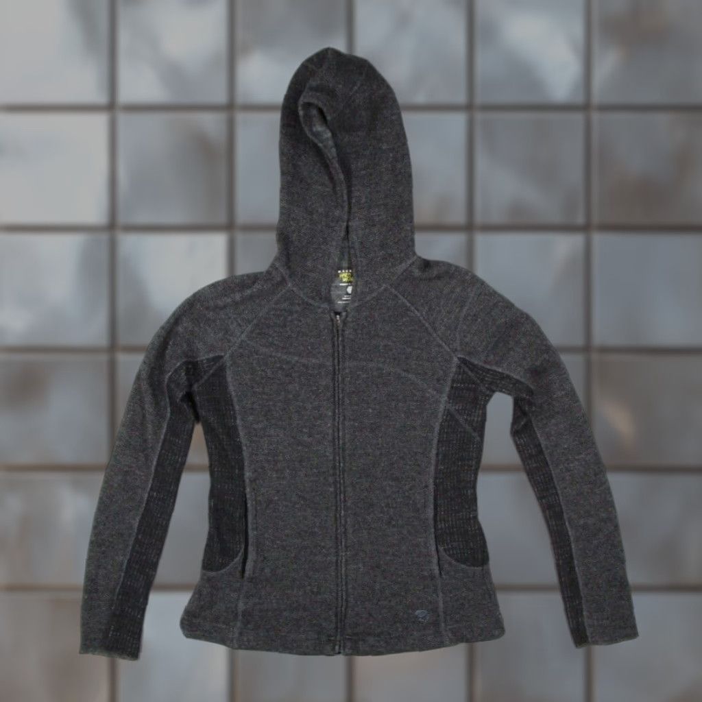 Mountain Hardwear Mountain Hardwear Jacket Womens Medium Gray Full Zip Hooded Recycled Wool Blend Size M / US 6-8 / IT 42-44 - 1 Thumbnail