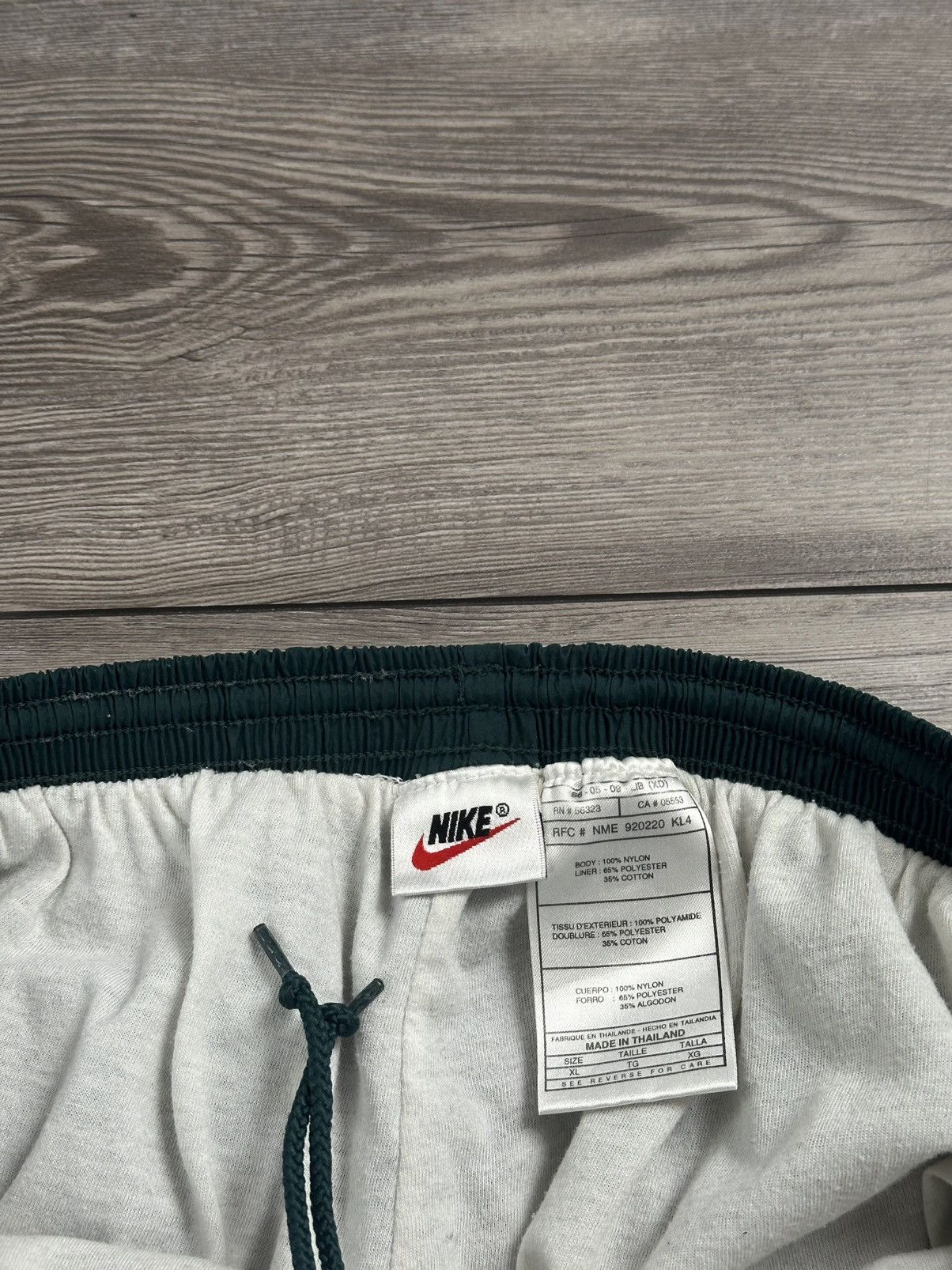 Nike × Vintage Vintage 90’s Nike Tonal Nylon Pants Size US 31 - 4 Thumbnail