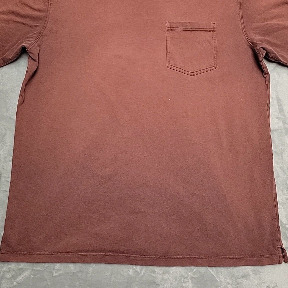 Carhartt Duluth Trading Shirt Men XL Longtail Brown Crewneck Short Sleeve Pocket Work TEE Size US XL / EU 56 / 4 - 2 Thumbnail