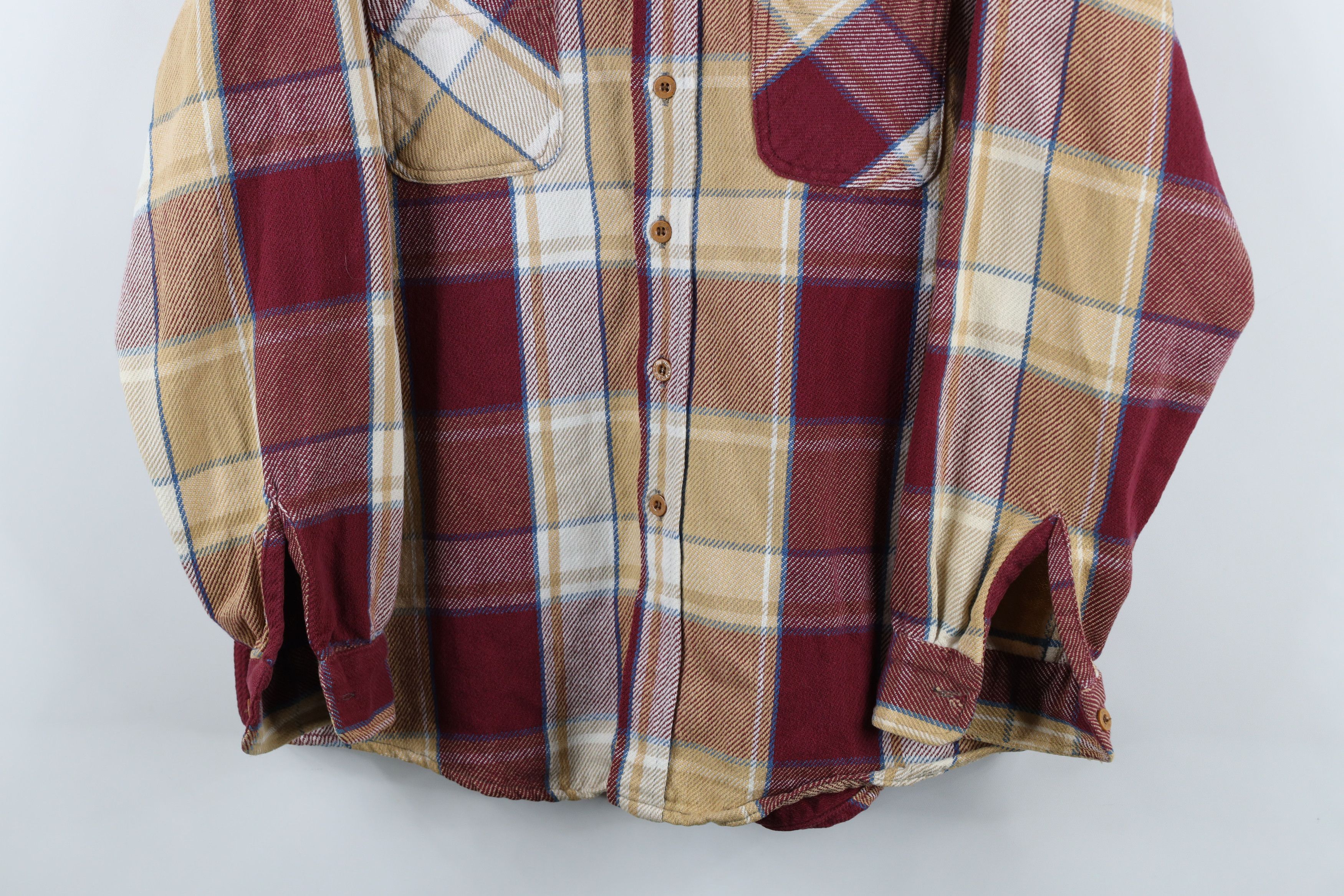 Vintage Vintage 90s Big Mac Collared Button Shirt Plaid Cotton Size US L / EU 52-54 / 3 - 3 Thumbnail