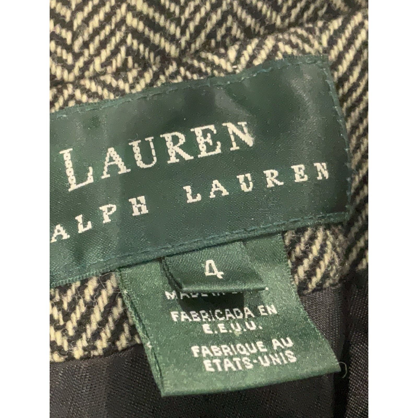 Lauren Ralph Lauren Ralph Lauren Brown Tweed Wool Herringbone Elbow Patch 4 Size S / US 4 / IT 40 - 4 Thumbnail