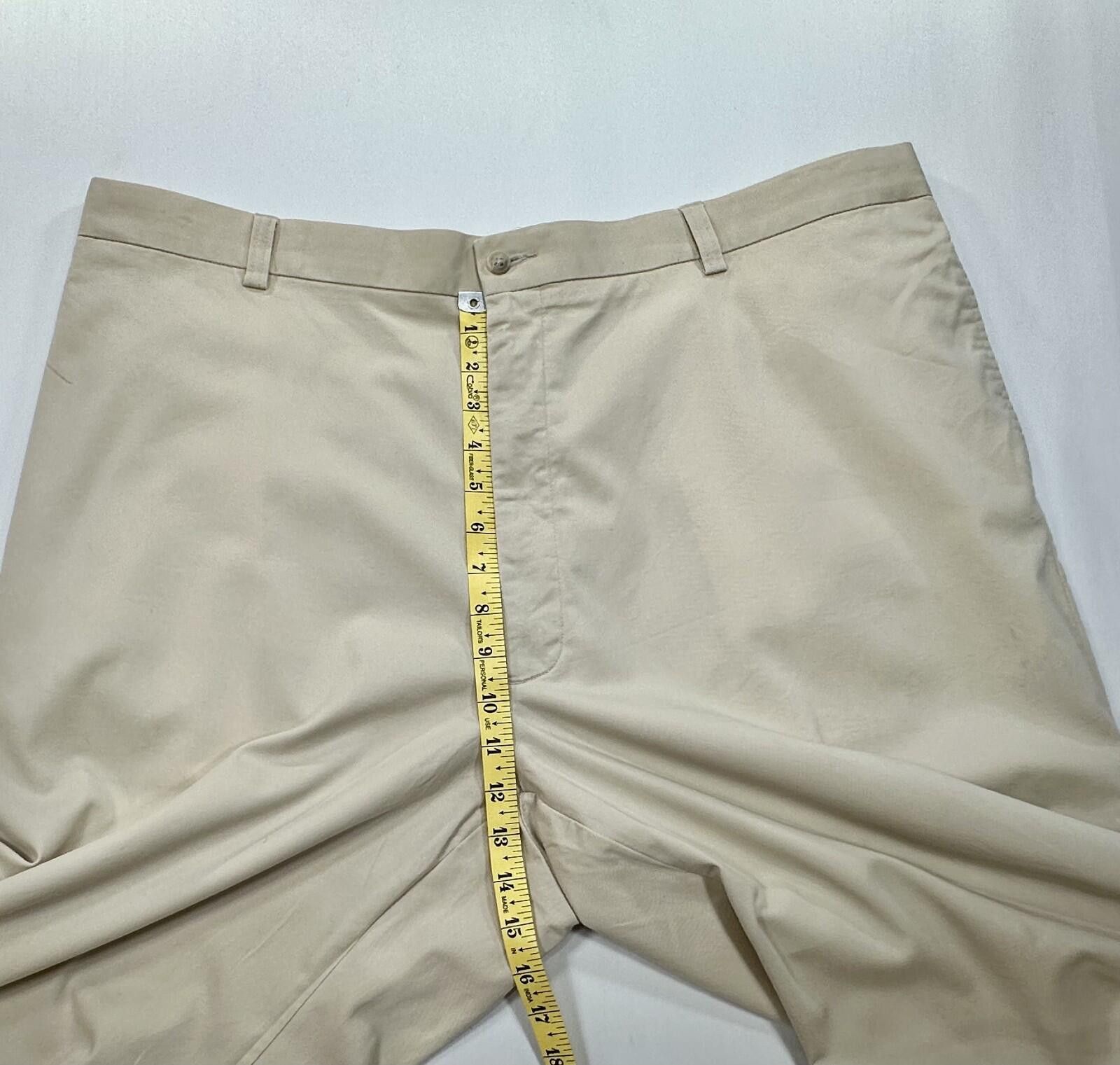 Pronto Uomo Pronto Uomo Flat Front Straight Dress Pants Brown Mens 46/30 Size US 44 / EU 60 - 4 Thumbnail